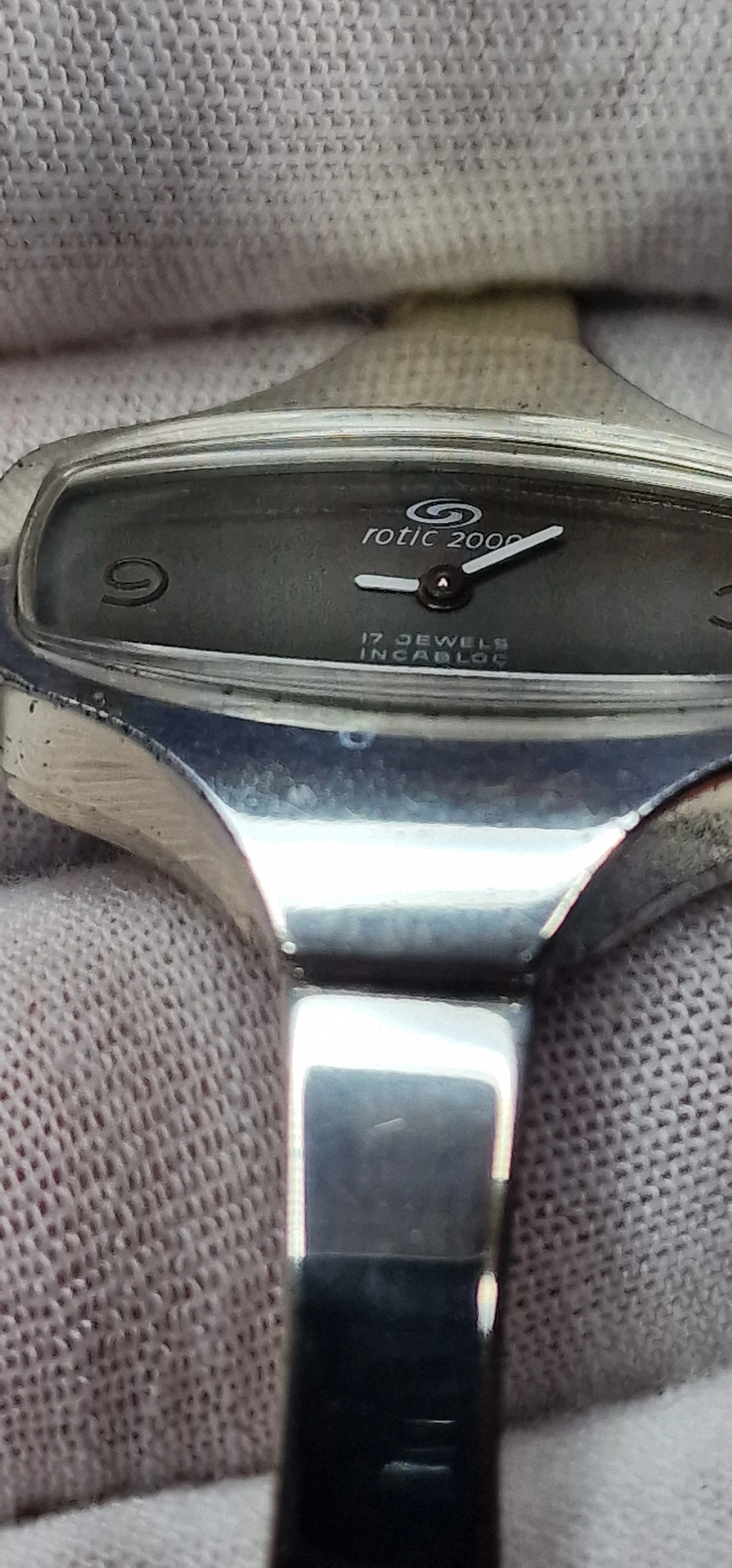 Unworn Vintage Watch "Rotic 2000" – .925 Sterling Silver Case & Strap, Hand-Wound, 31mm 8