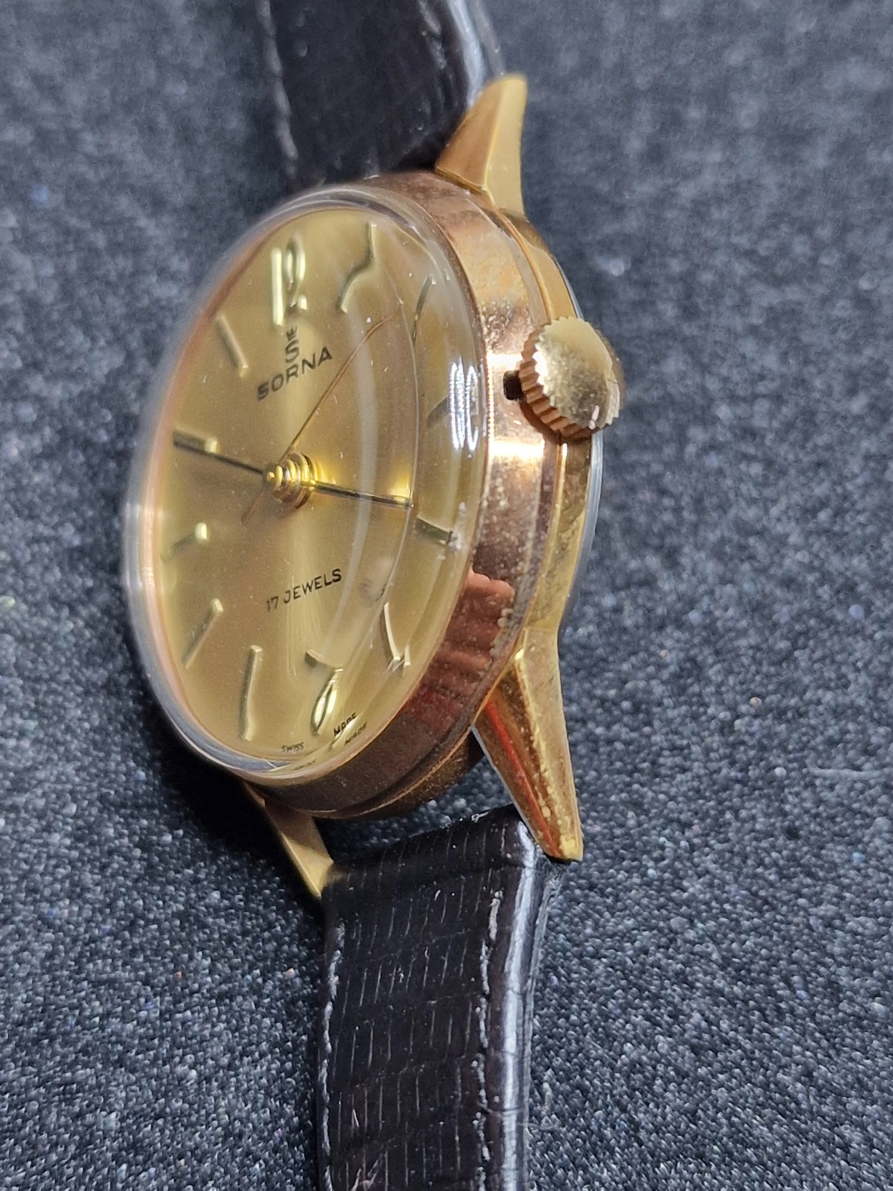 Unworn Vintage Watch "SORNA" – Swiss Made, Hand-Wound, 1950s/60s, Old Stock 3