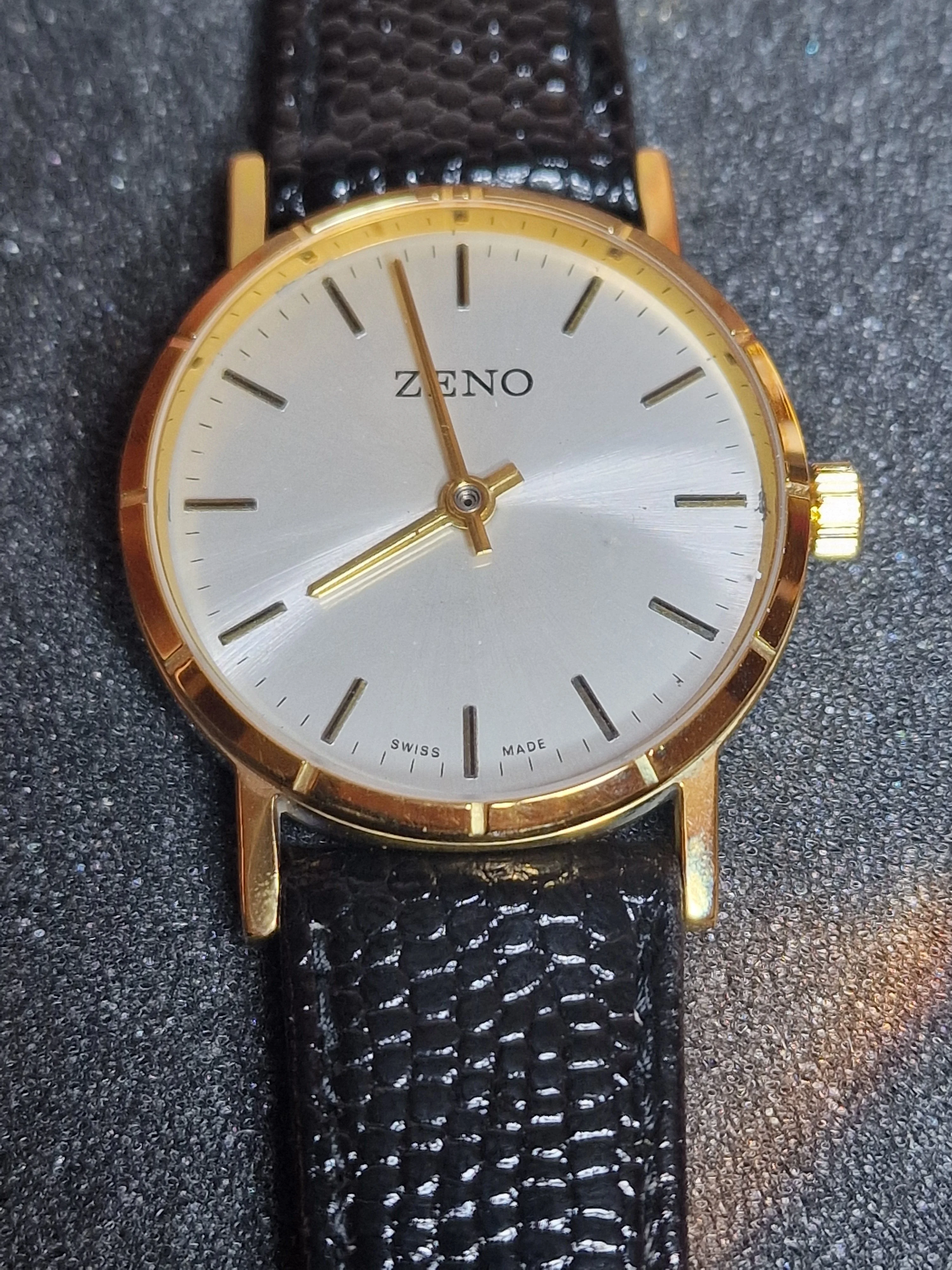 Unworn Vintage Watch "Zeno Basel" – Swiss Made, Hand-Wound, 70s/80s, Ultra Flat 2