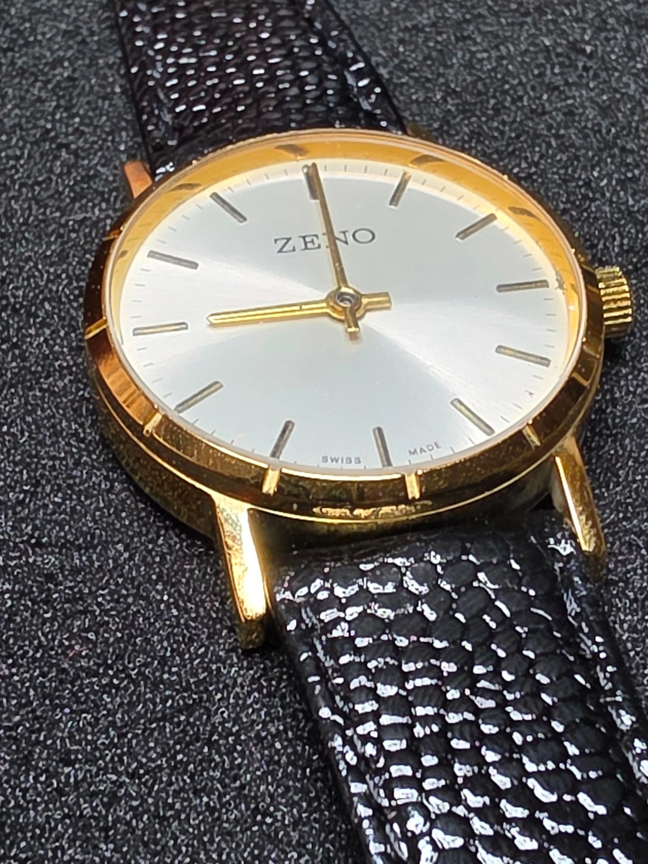 Unworn Vintage Watch "Zeno Basel" – Swiss Made, Hand-Wound, 70s/80s, Ultra Flat 5