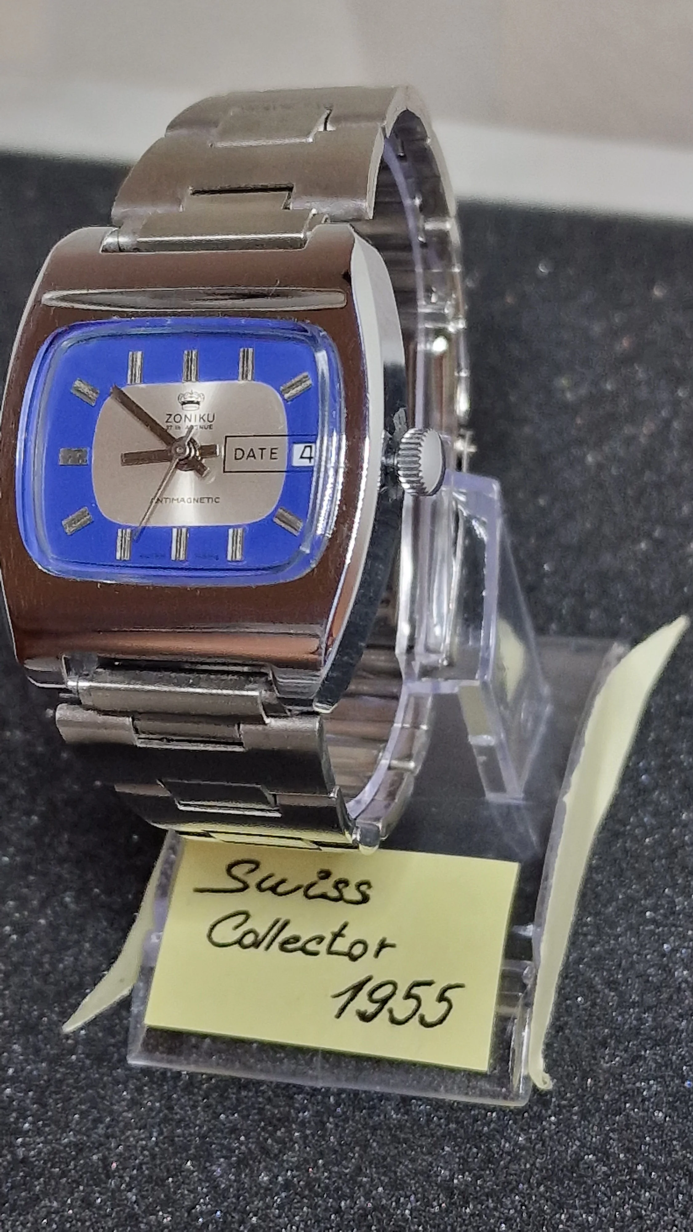 Unworn Vintage Watch "ZONIKU" – Swiss Made, Hand-Wound, 1960s or Older, Old Stock 2