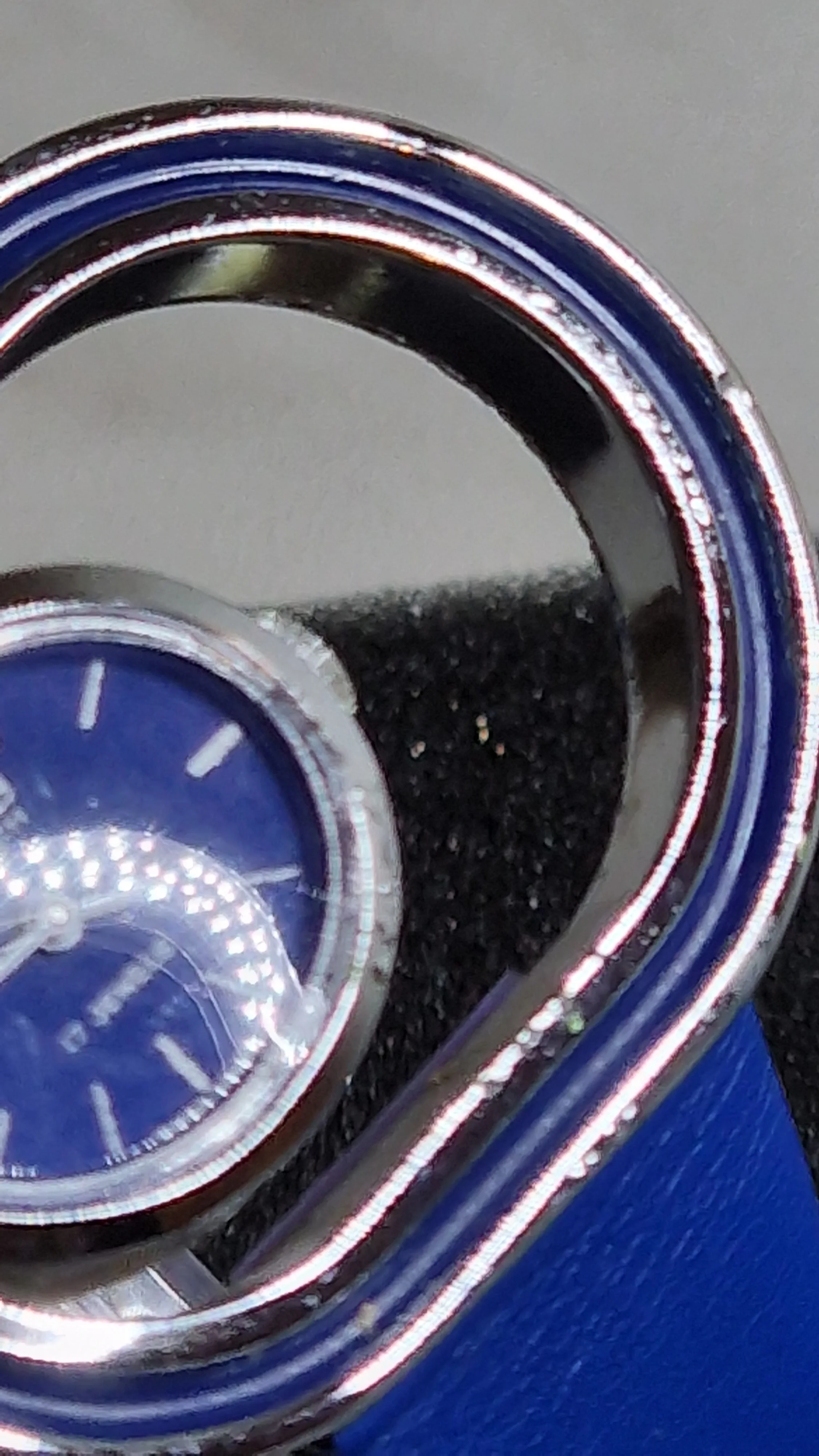 Unworn Vintage Women’s Watch – Hand-Wound, Late 1960s, Swiss Made, Blue Strap 3