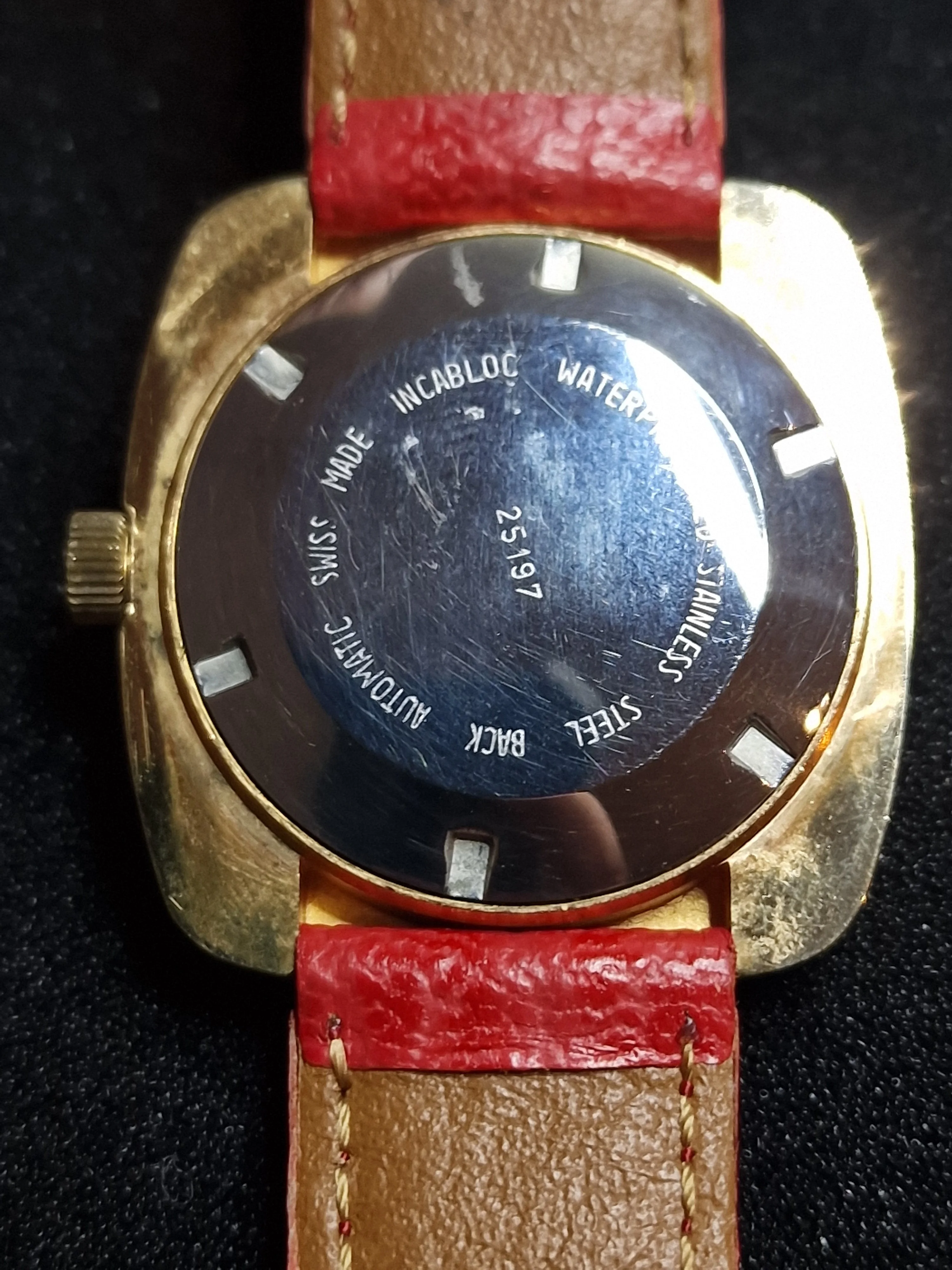 Unworn Vintage ZENO Automatic Watch – Swiss Made, 1960s, Gold-Tone Case, Rare Find 10