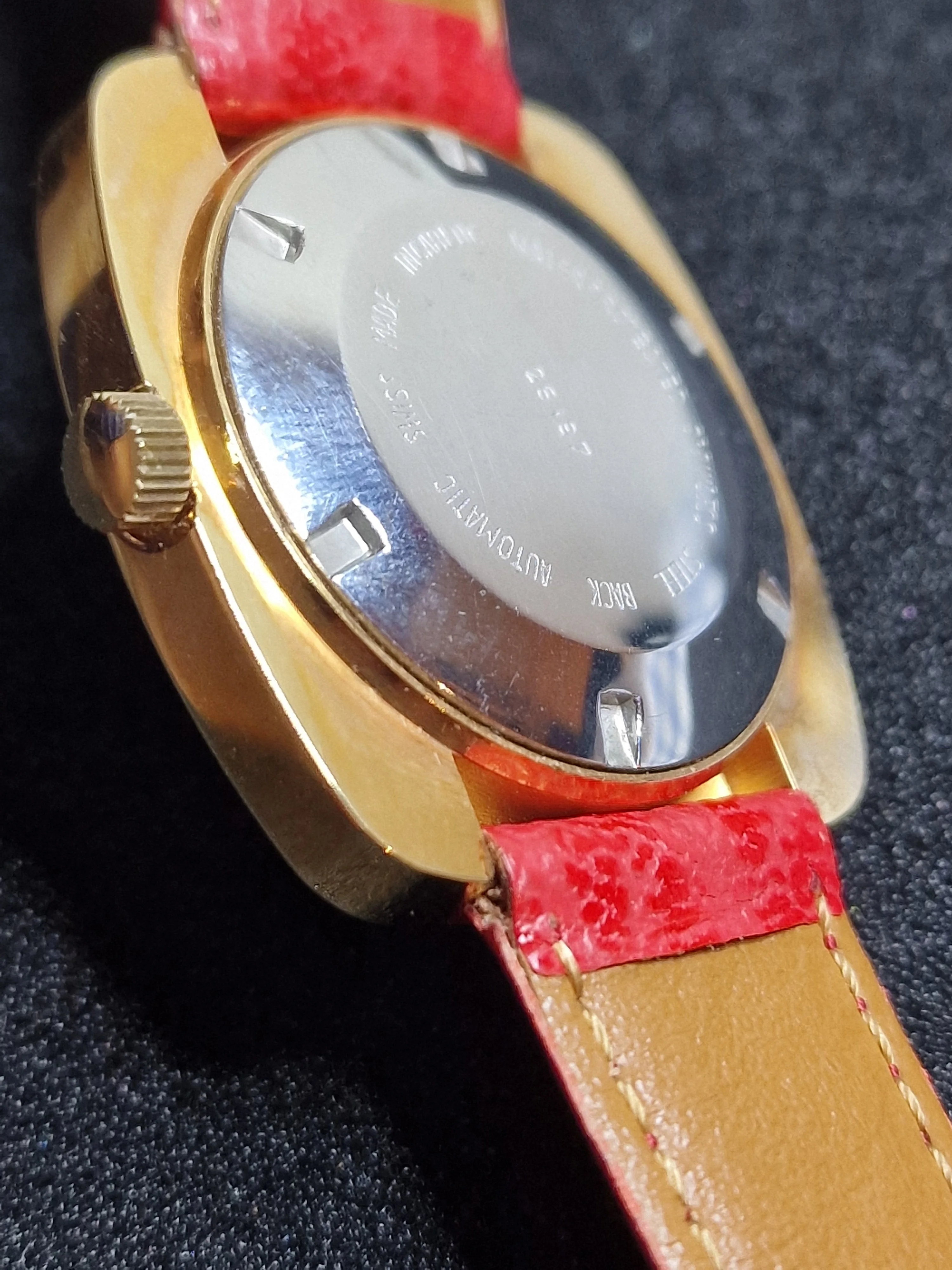 Unworn Vintage ZENO Automatic Watch – Swiss Made, 1960s, Gold-Tone Case, Rare Find 12