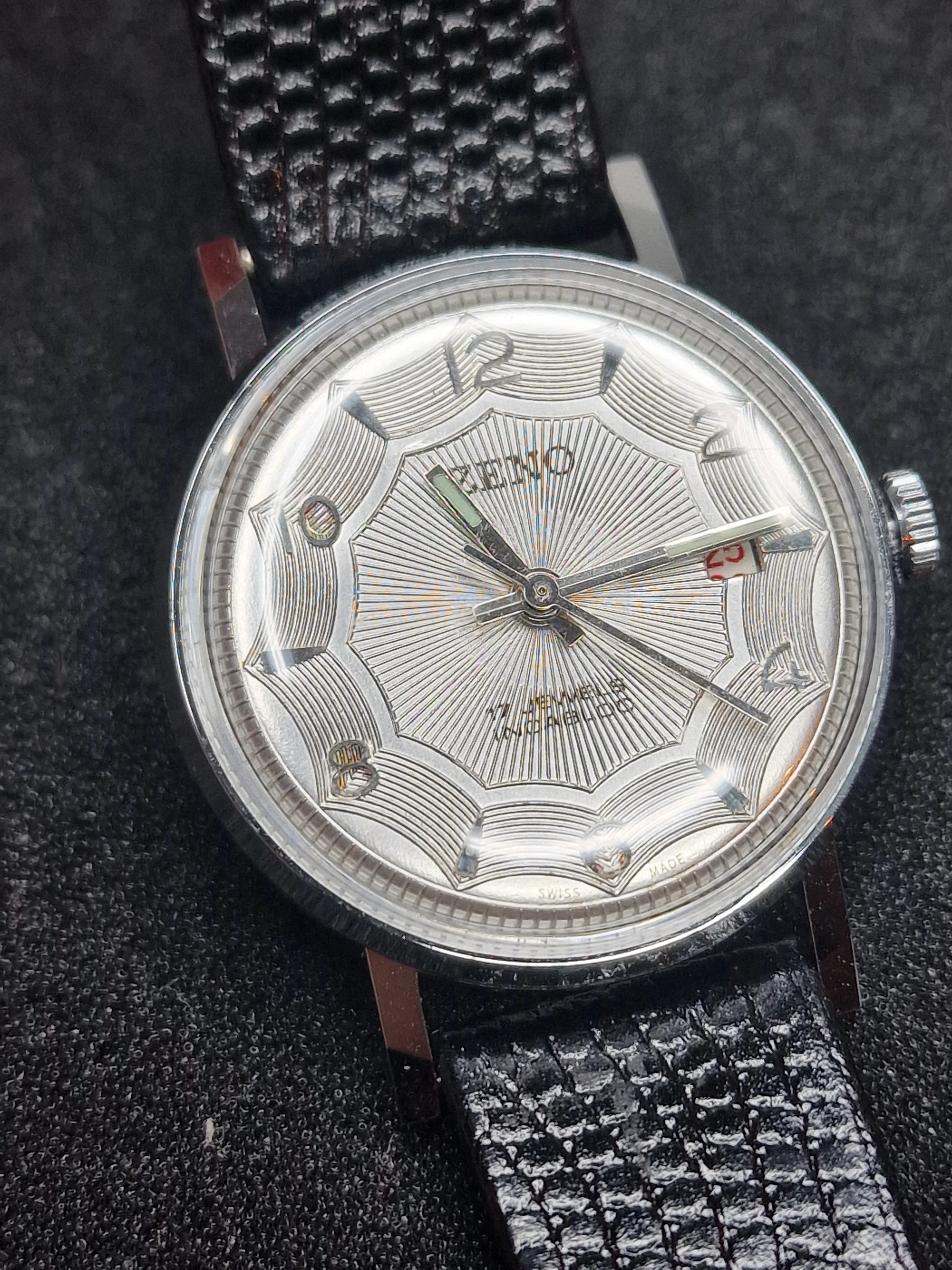 Unworn Vintage Zeno Basel Watch – Hand-Wound – 60s/70s – Swiss Made – 41mm 4