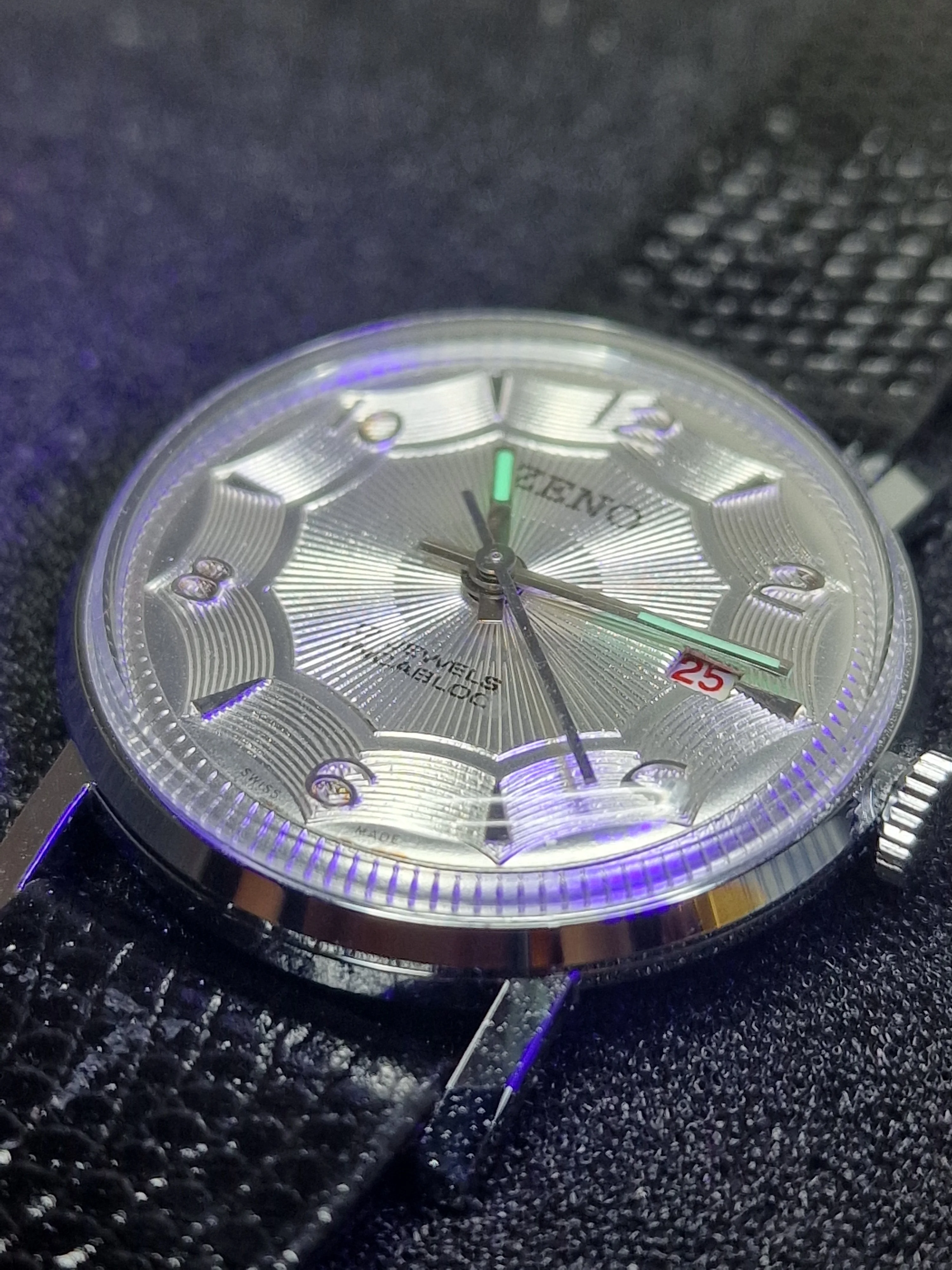Unworn Vintage Zeno Basel Watch – Hand-Wound – 60s/70s – Swiss Made – 41mm 6