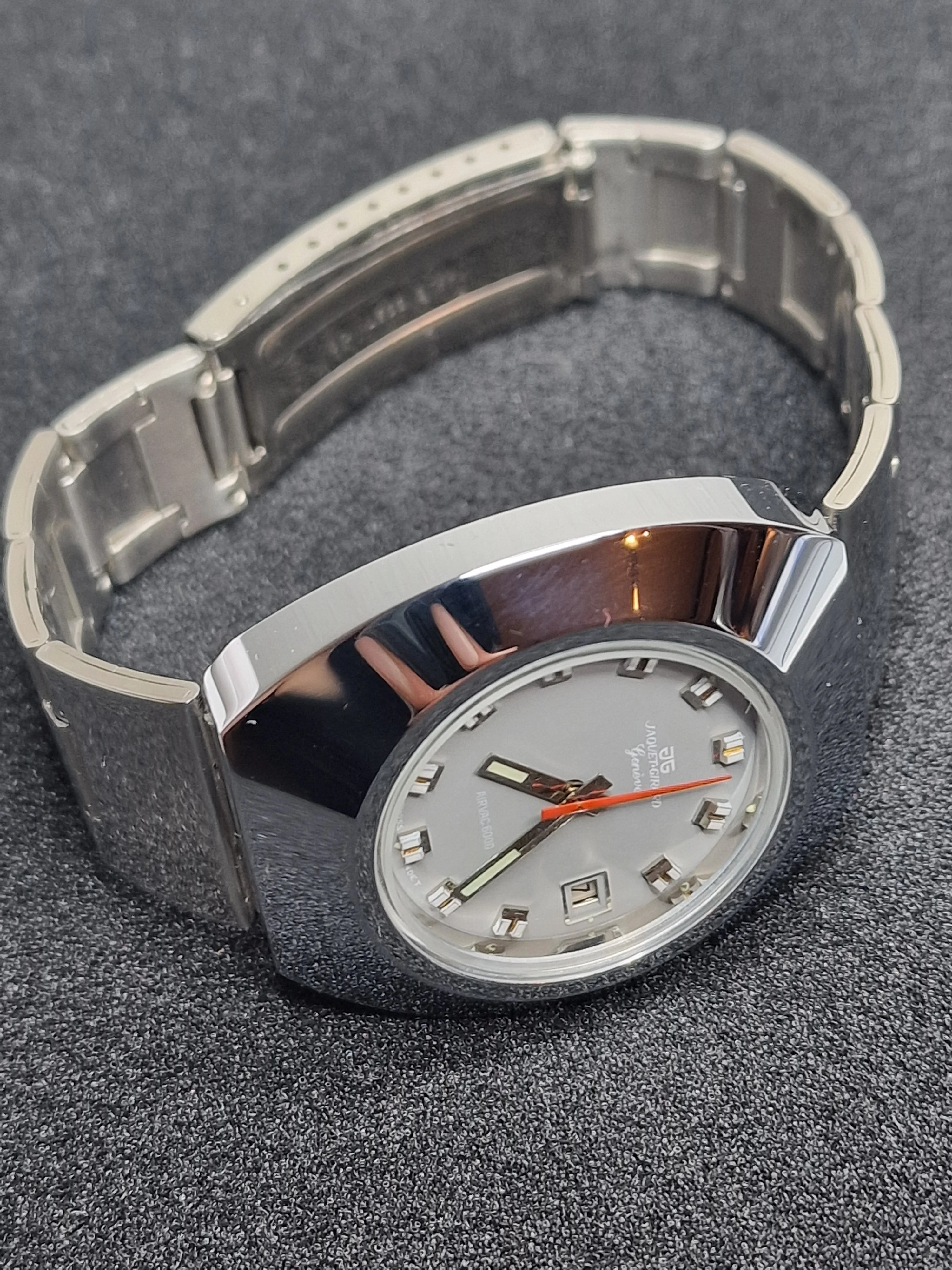 ⌚ High-Quality Vintage Diver’s Watch – Jaquet Girard “Airvac 6000” | Automatic | Swiss Made | NOS | 1960s/70s 5