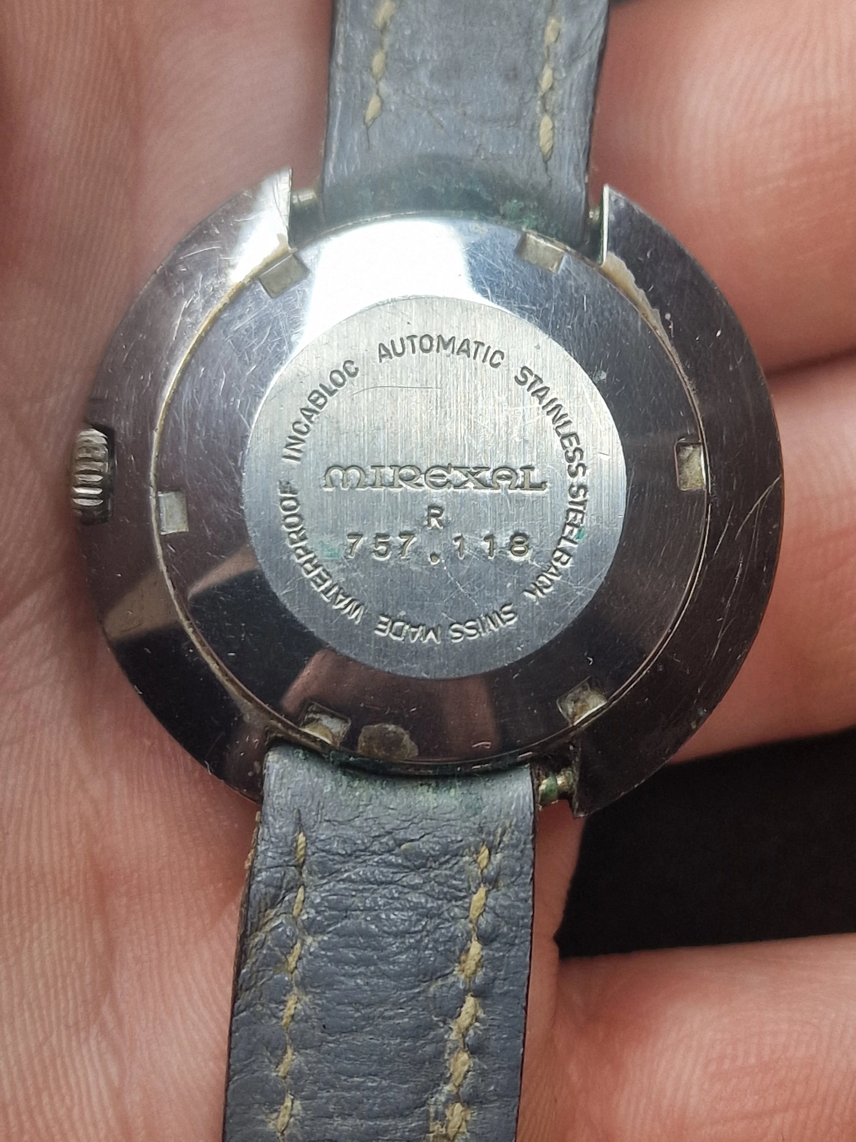 🕰️ Vintage Mirexal Automatic Watch – Swiss Made – 33mm – 25 Jewels💎 4