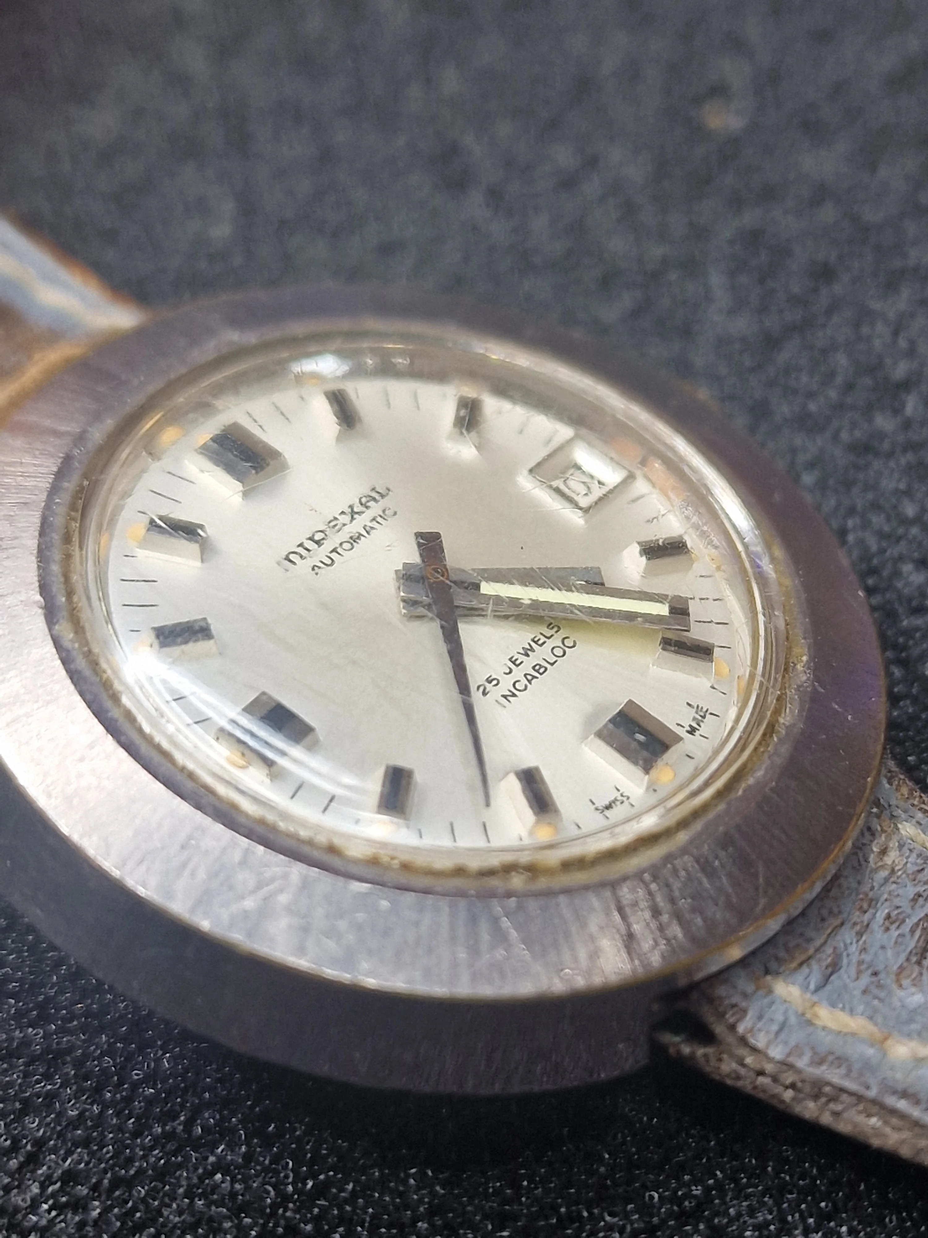 🕰️ Vintage Mirexal Automatic Watch – Swiss Made – 33mm – 25 Jewels💎 7