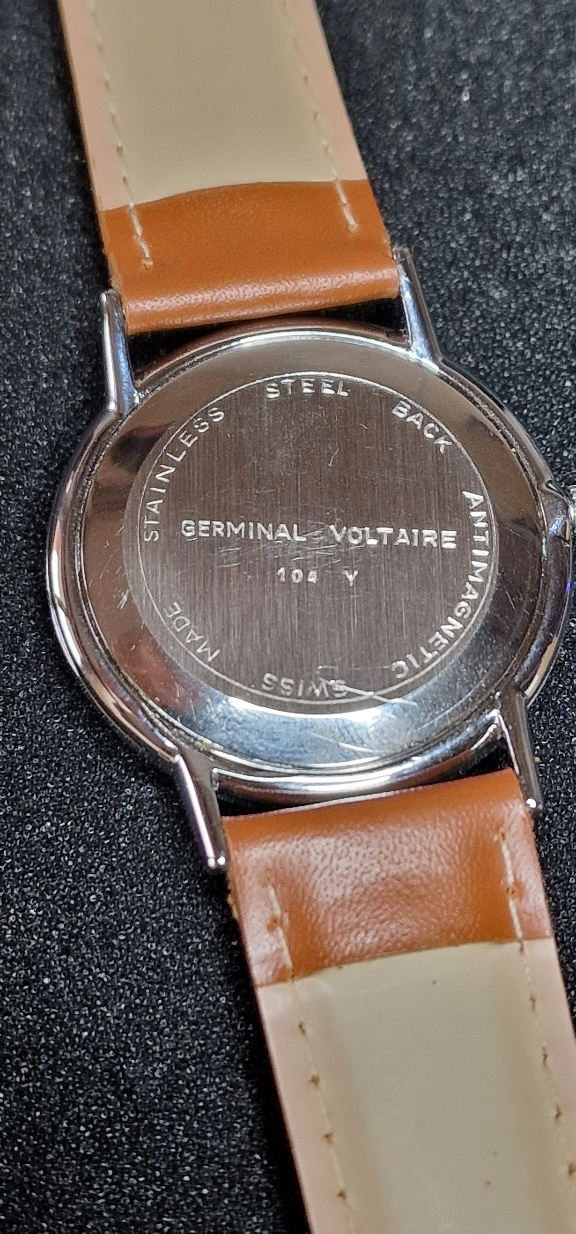 ⌚ Vintage Hand-Wound Watch "Germinal Voltaire" – Swiss Made, 34mm, Excellent Condition 10