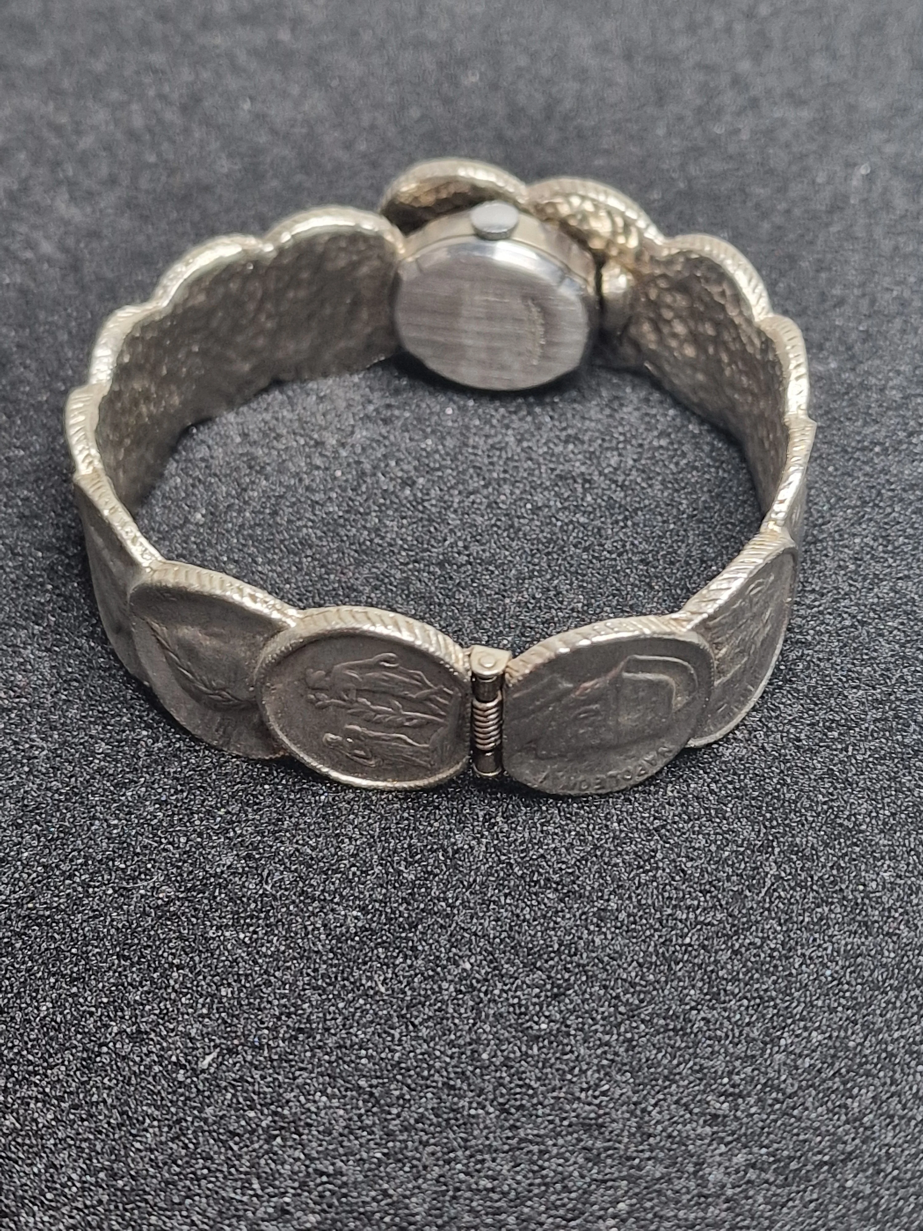 💎 Vintage Ladies’ Jewelry Watch – SAMBA | Hand-Wound | Late 1960s | Napoleon Coin Design | Swiss Made 10