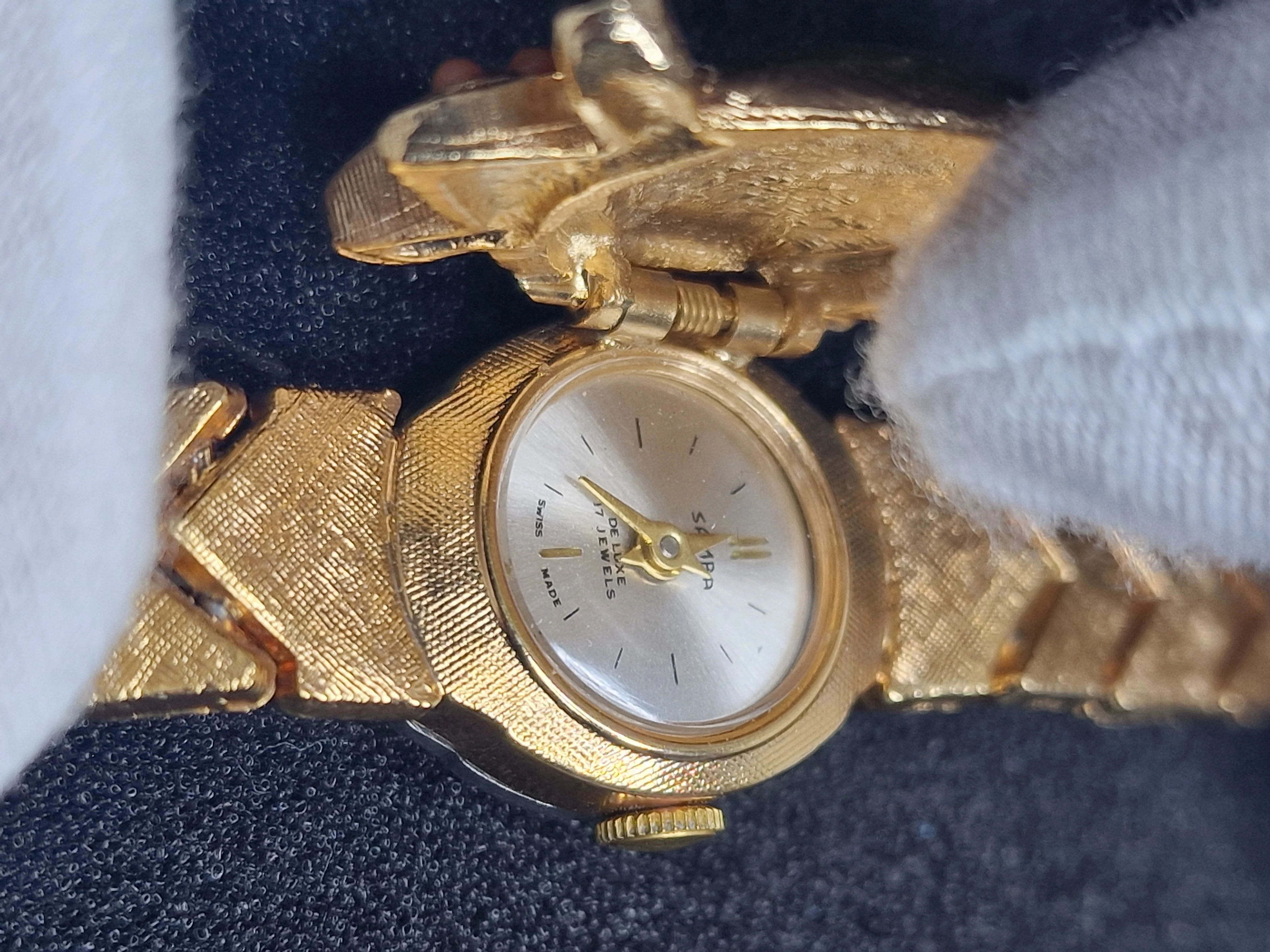 Vintage Ladies’ Jewelry Watch – SAMBA De Luxe – Hand-Wound – Swiss Made – 1960s – NOS 4