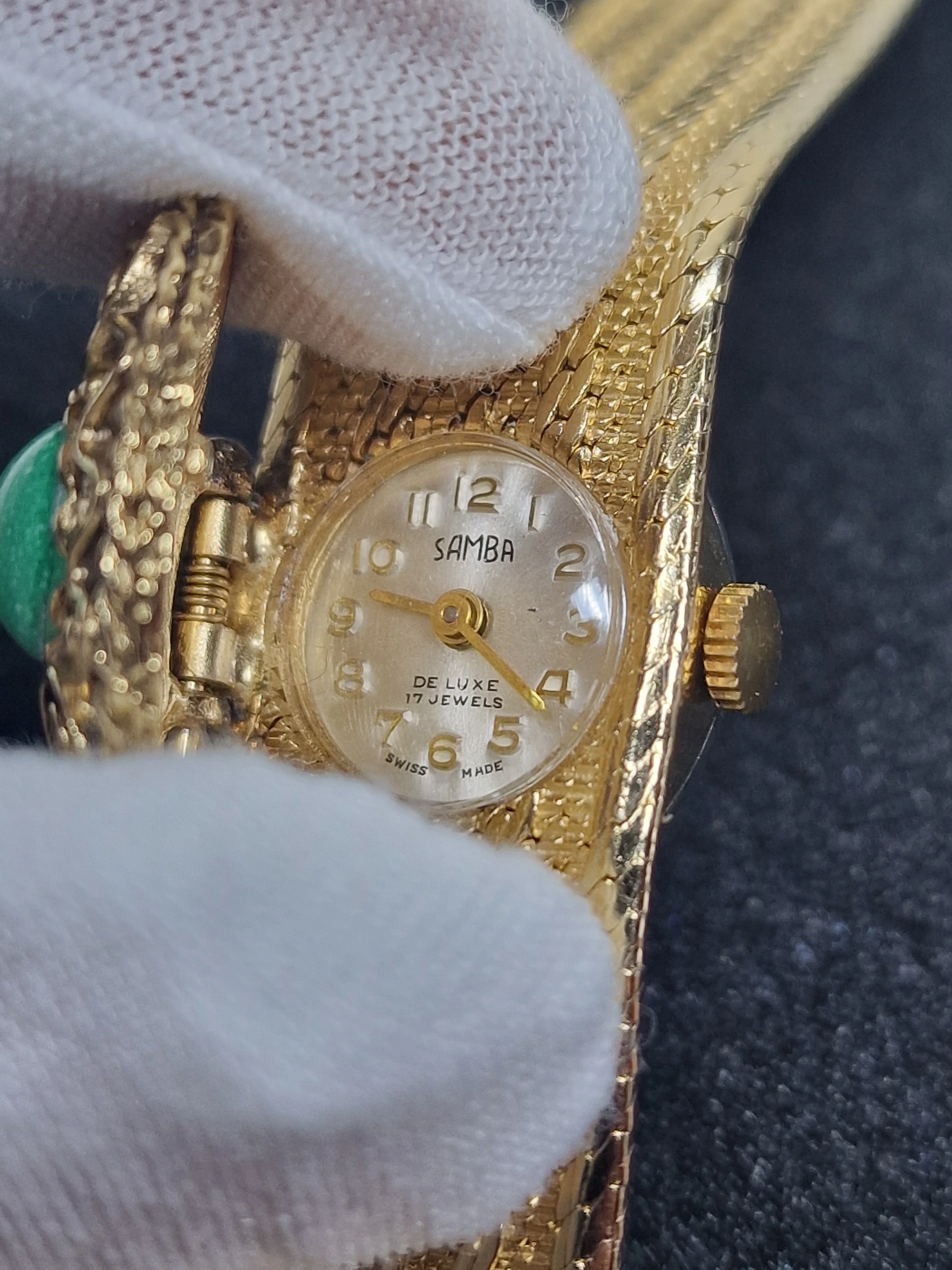 Vintage Ladies' Jewelry Watch – SAMBA – Hand-Wound – Swiss Made – Late 60s – NOS 3