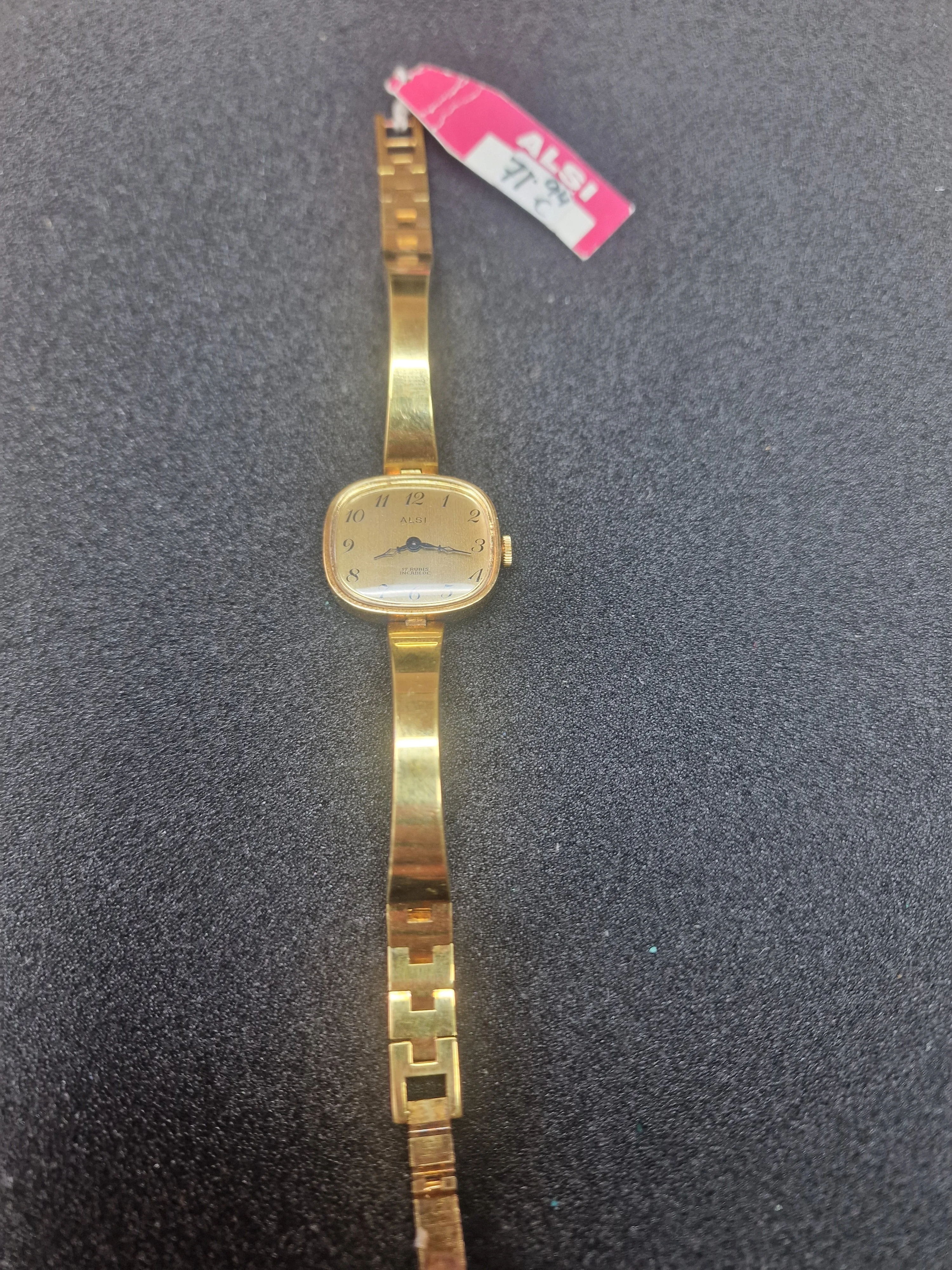 💛 Elegant Vintage ALSI Hand-Wound Watch | 17 Jewels | Swiss Made | NOS 💛 7
