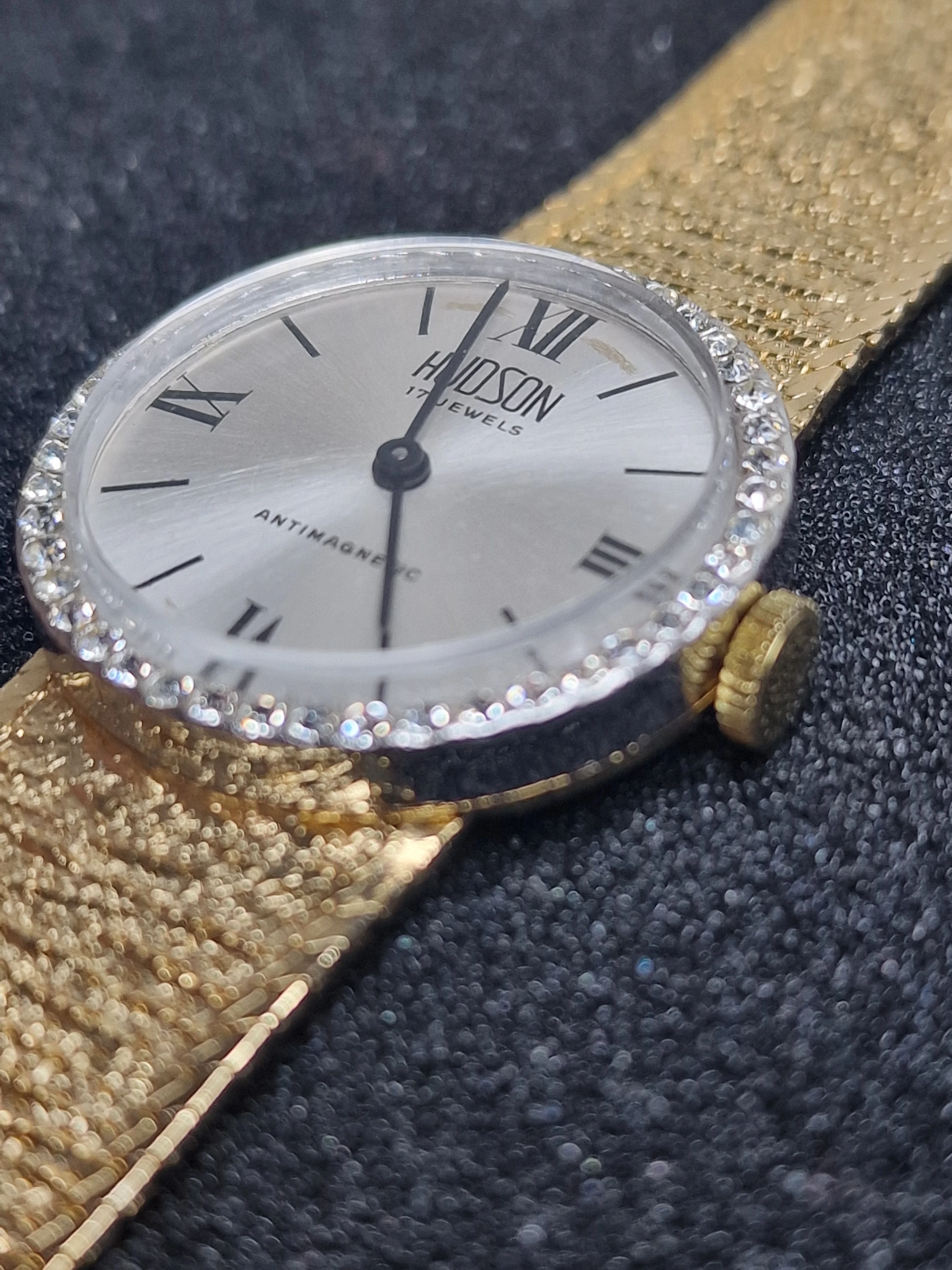 💎 Vintage Ladies’ Jewelry Watch – HUDSON | Hand-Wound | Late 1960s | Swiss Made | NOS 4