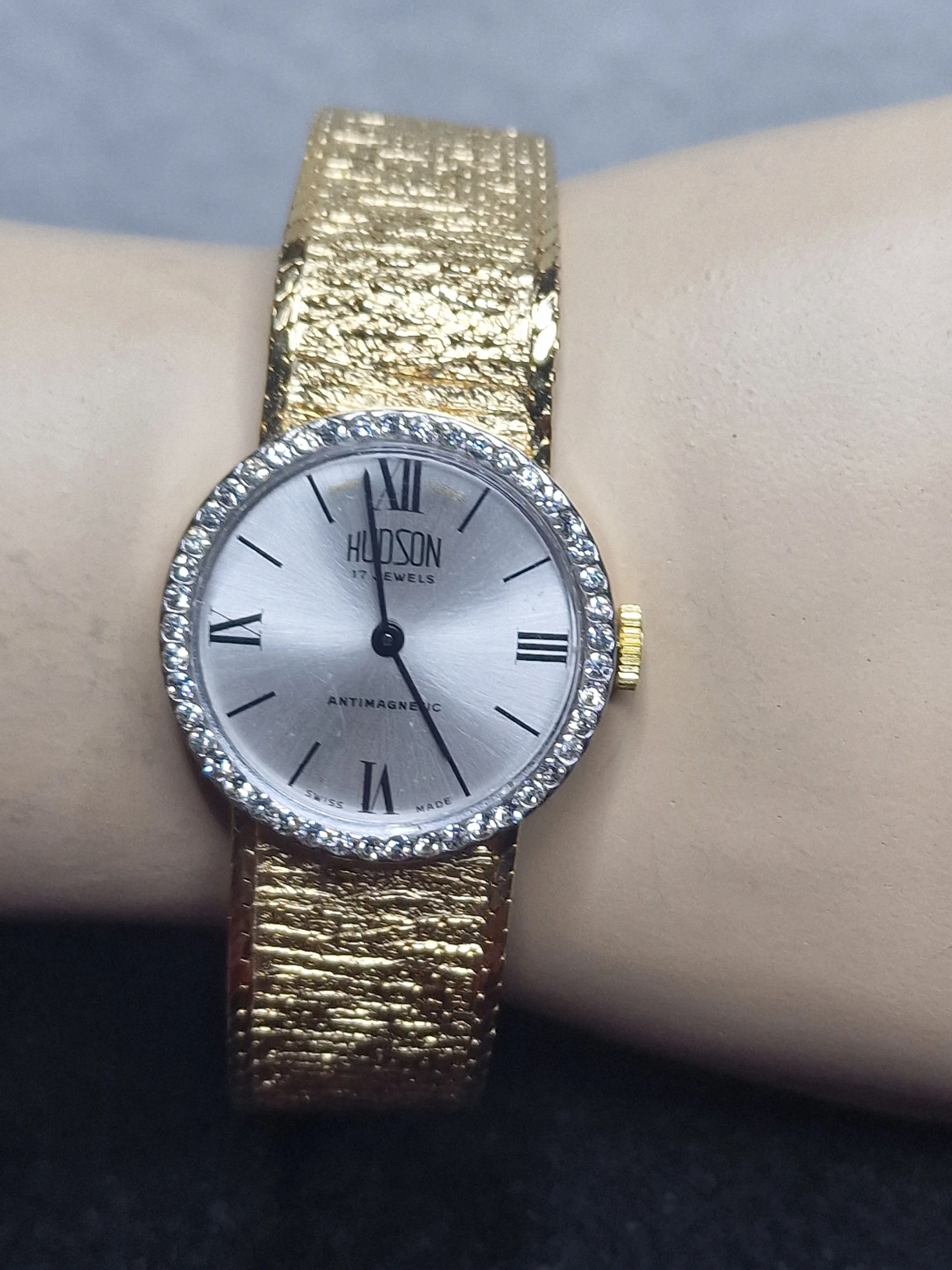 💎 Vintage Ladies’ Jewelry Watch – HUDSON | Hand-Wound | Late 1960s | Swiss Made | NOS 5