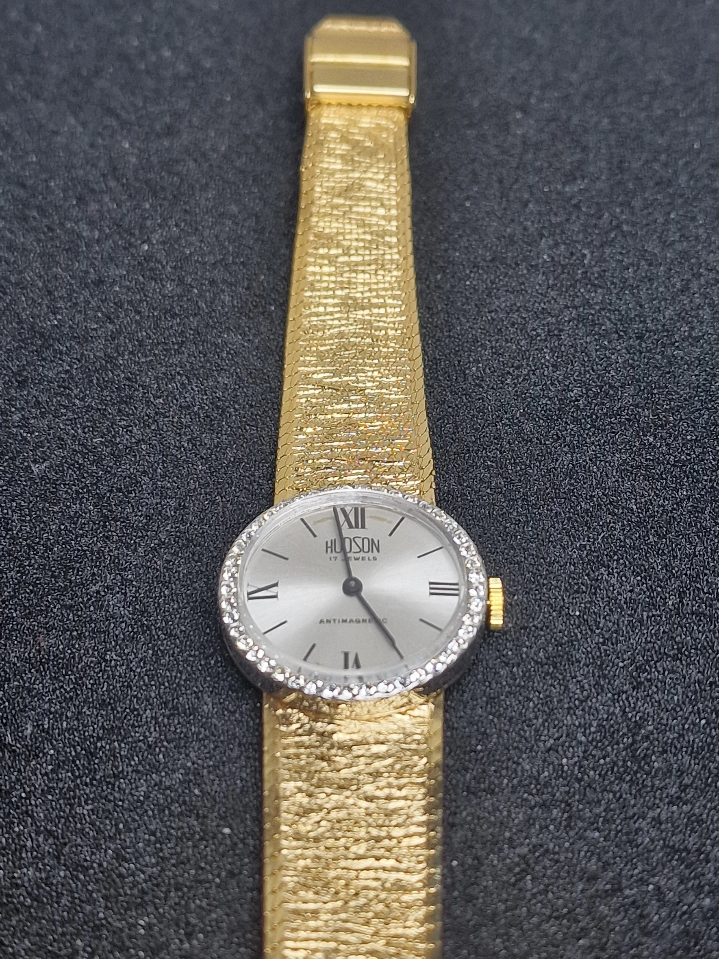💎 Vintage Ladies’ Jewelry Watch – HUDSON | Hand-Wound | Late 1960s | Swiss Made | NOS 9