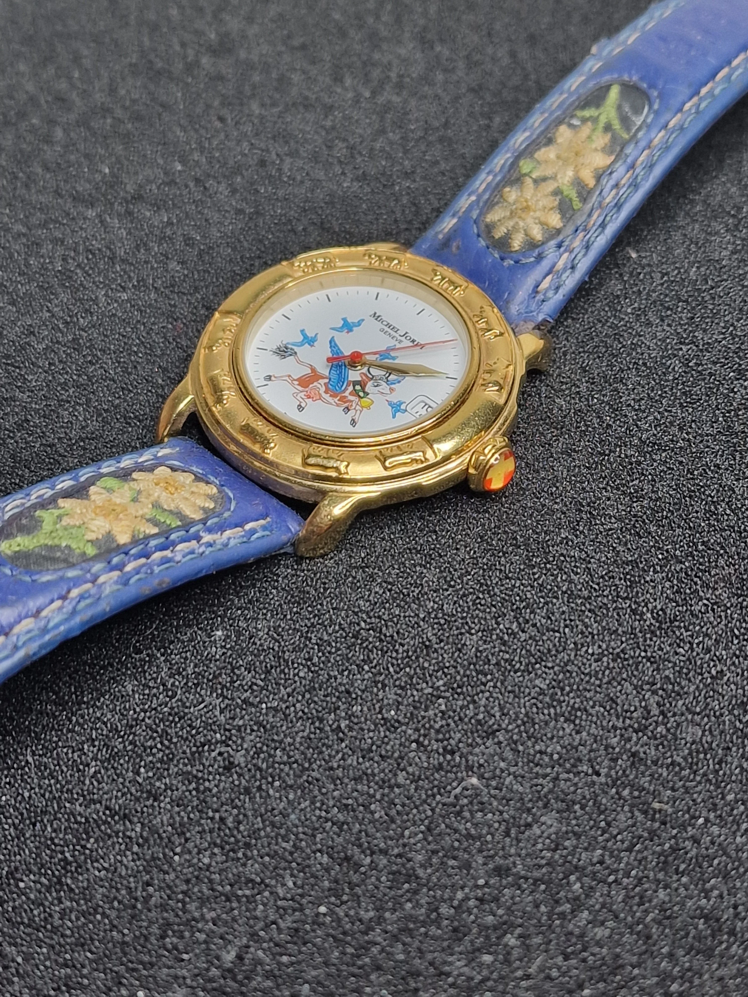 Vintage Michael Jordi Watch – Quartz – Gold Plated – 33mm – Swiss Design 2