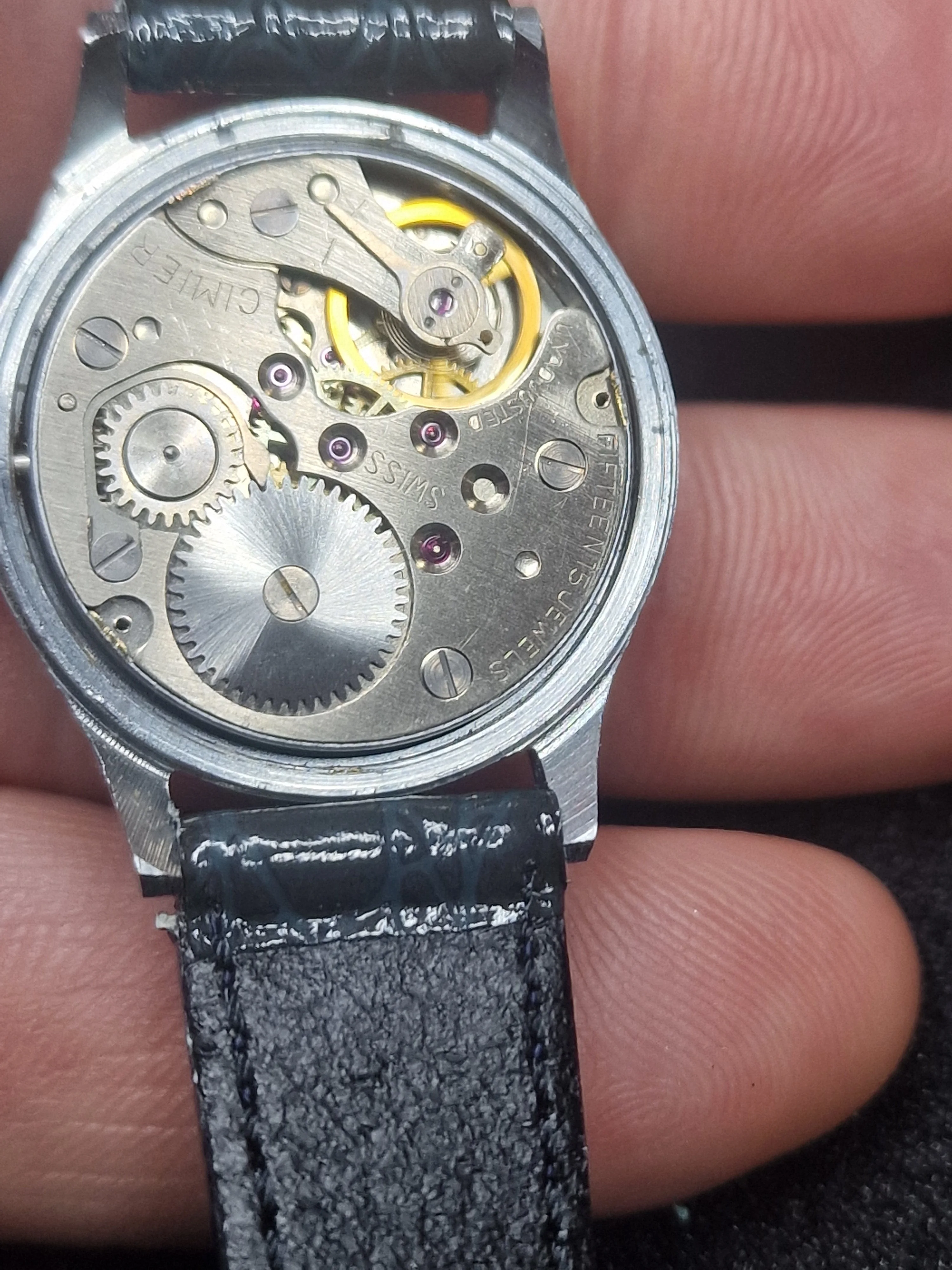 Cimier Vintage Military-Style Watch – 15 Jewels – Swiss Made 🇨🇭 6