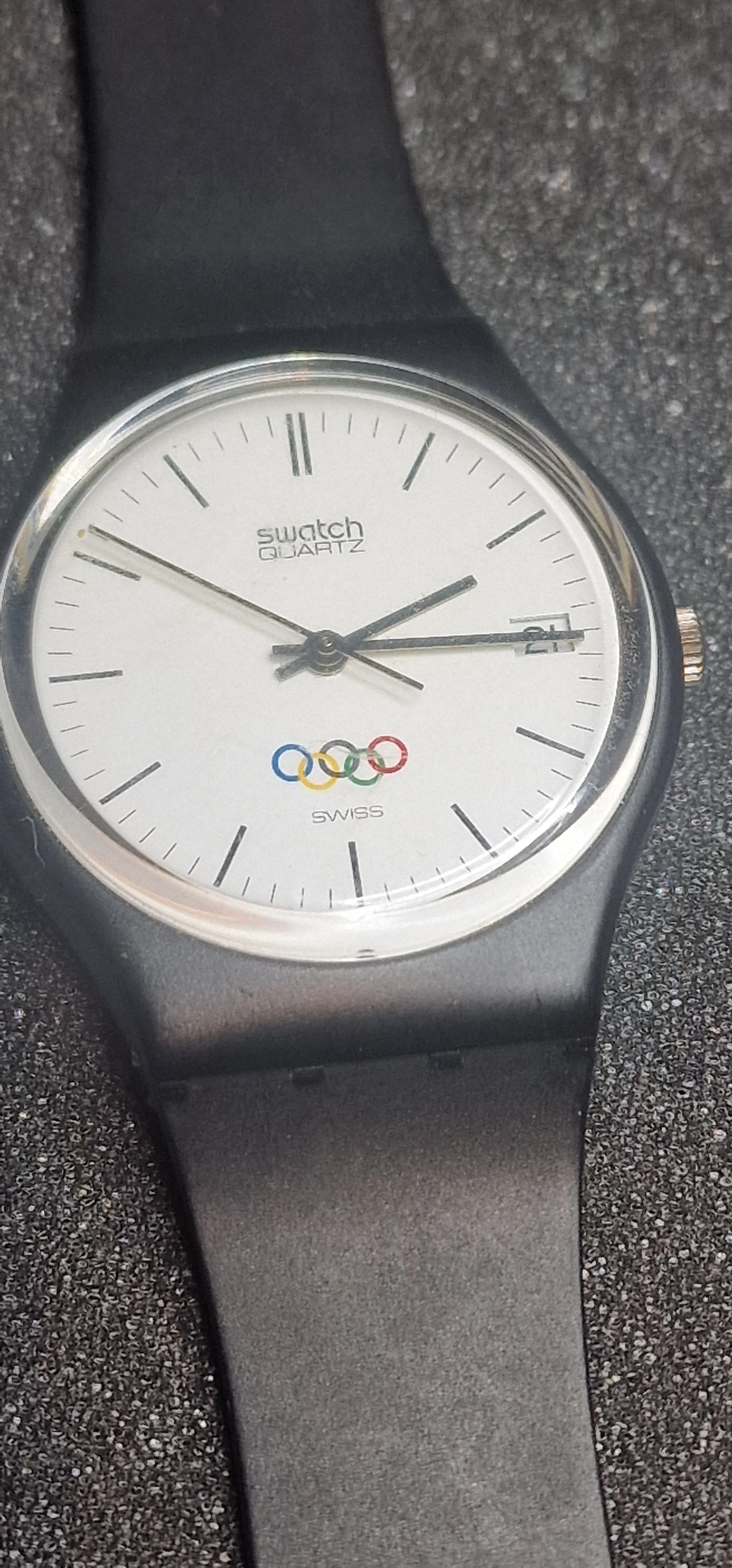 🕰️ Vintage Swatch Special Olympic Quartz Watch – 1987 – Rare Collector’s Item