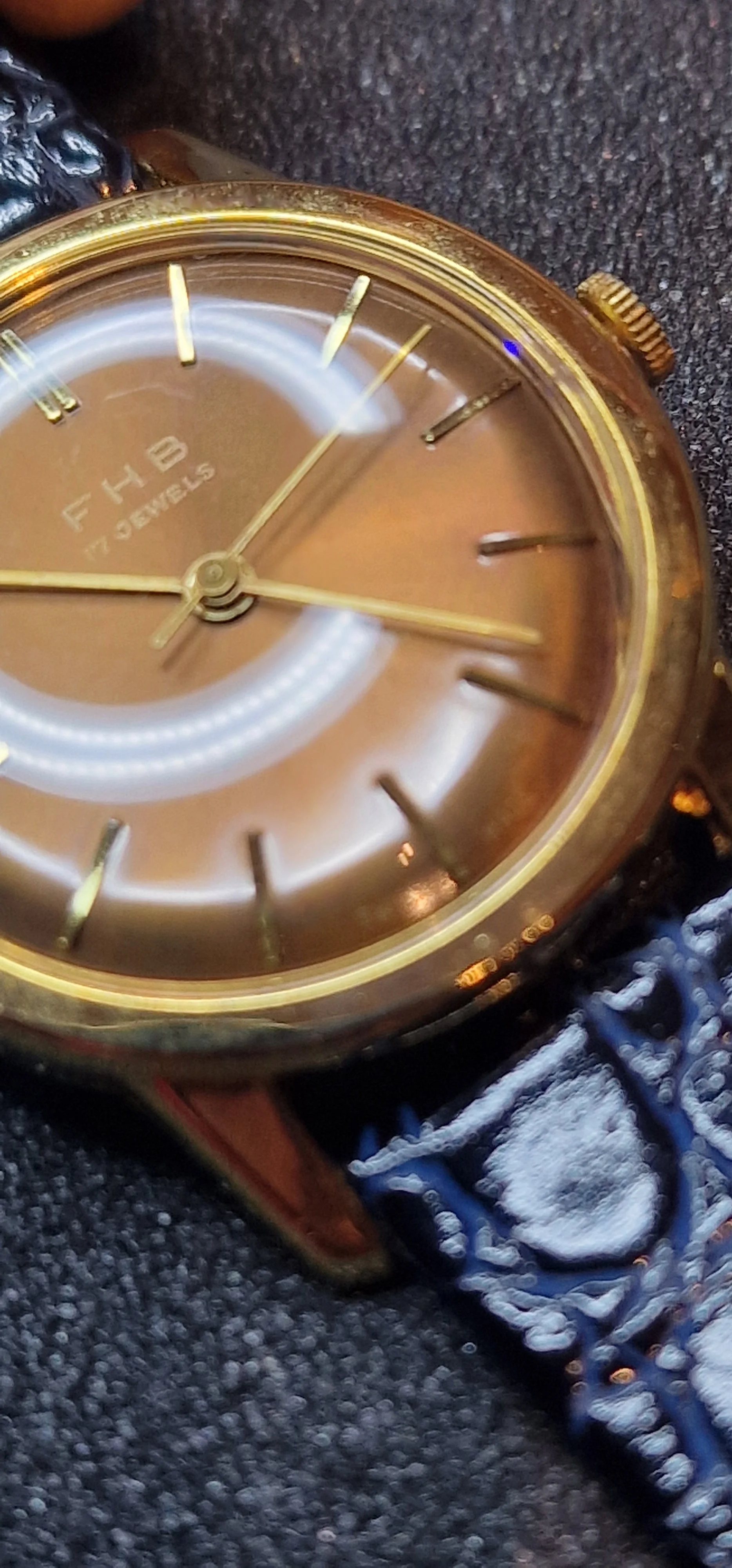 Vintage Watch "F.H.B." – Swiss Made, 1950s/60s, Hand-Wound, Unworn Old Stock 4