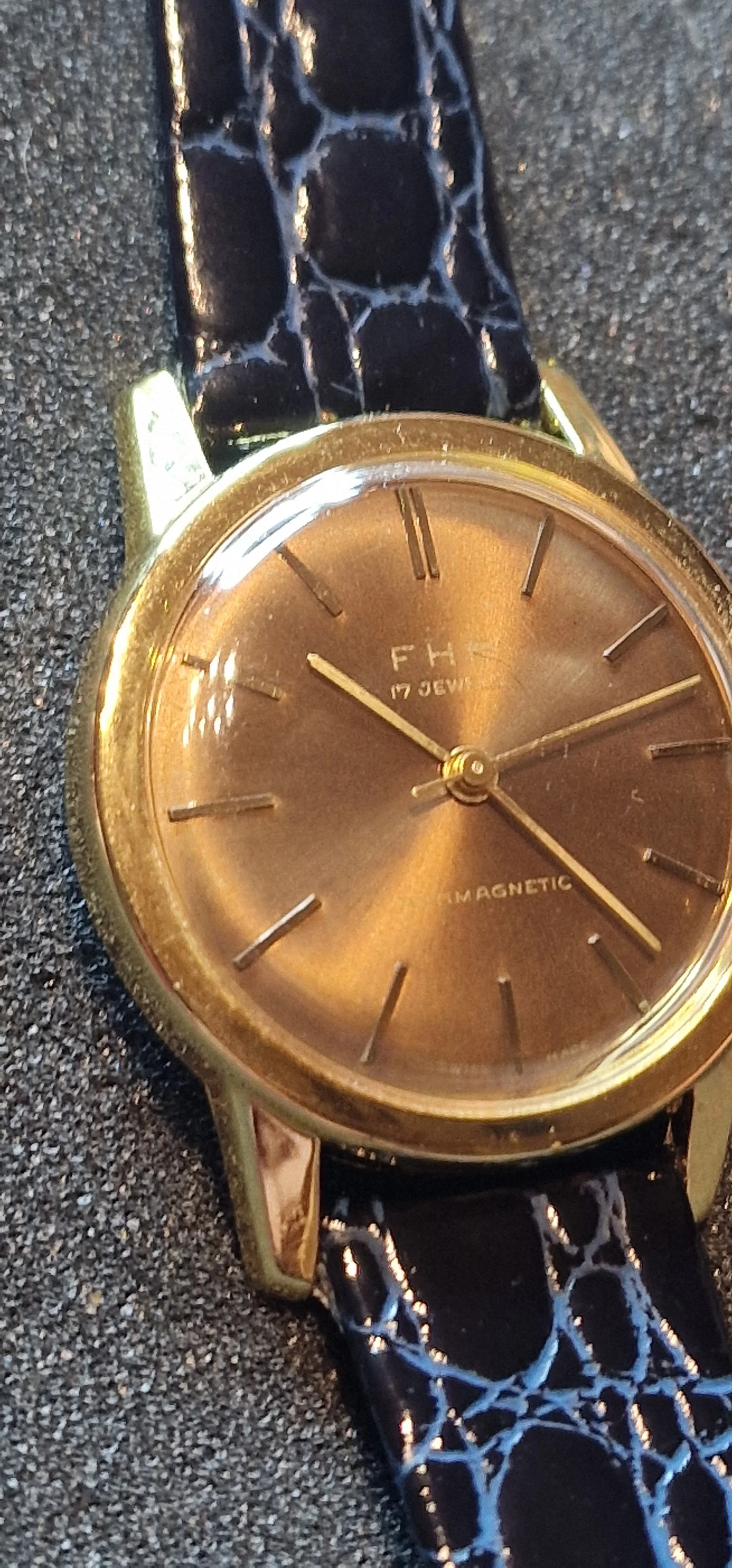 Vintage Watch "F.H.B." – Swiss Made, 1950s/60s, Hand-Wound, Unworn Old Stock 7