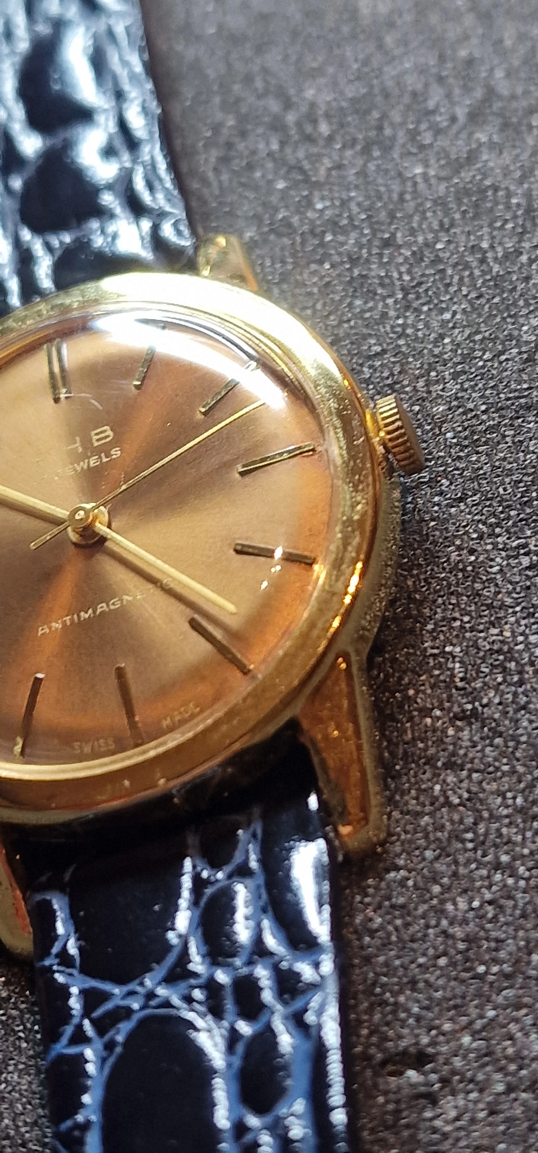 Vintage Watch "F.H.B." – Swiss Made, 1950s/60s, Hand-Wound, Unworn Old Stock 8