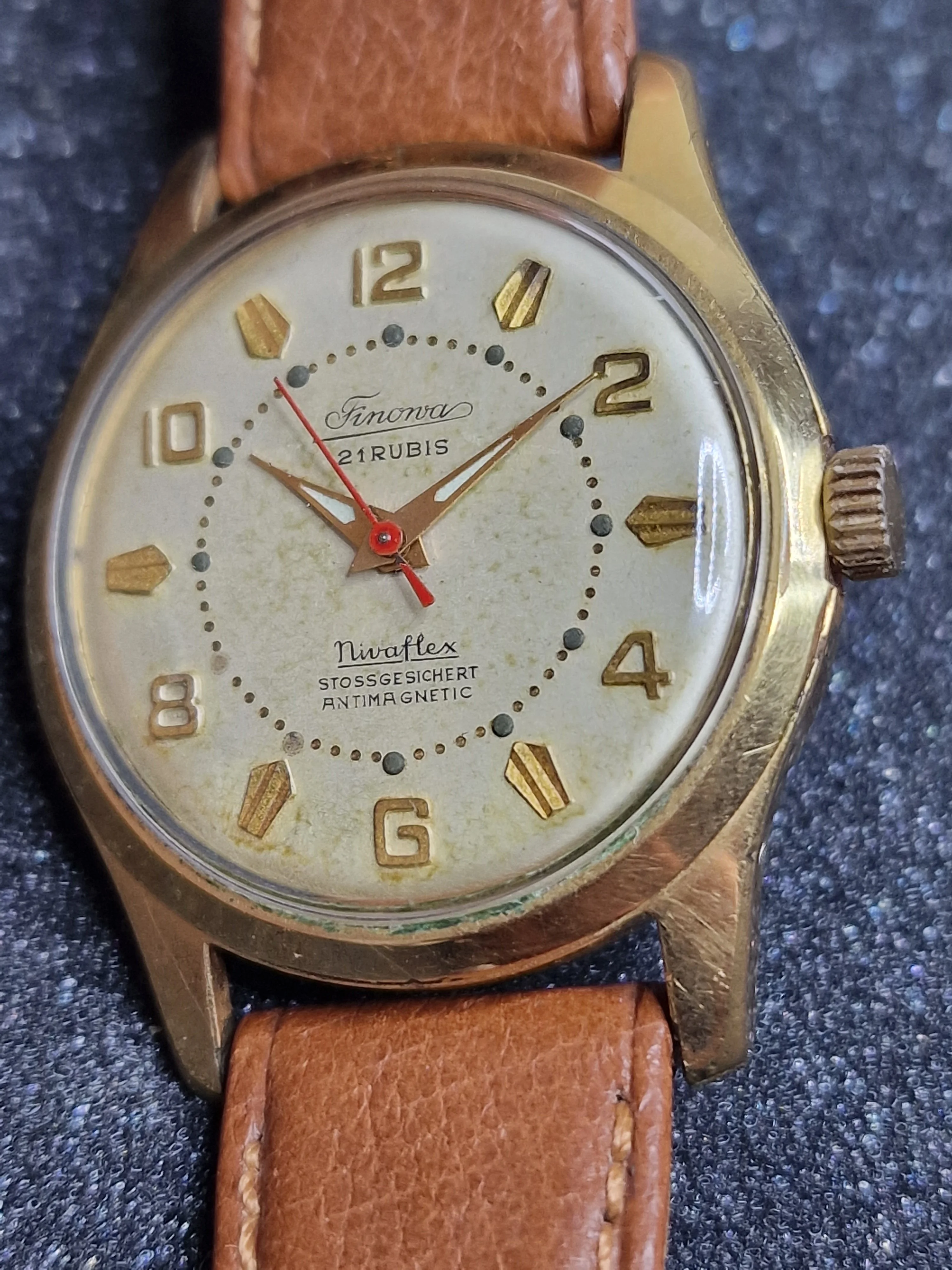 Vintage Watch "Timonova" – 50s/60s, Hand-Wound, 20 Micron Gold-Plated, Tested 3
