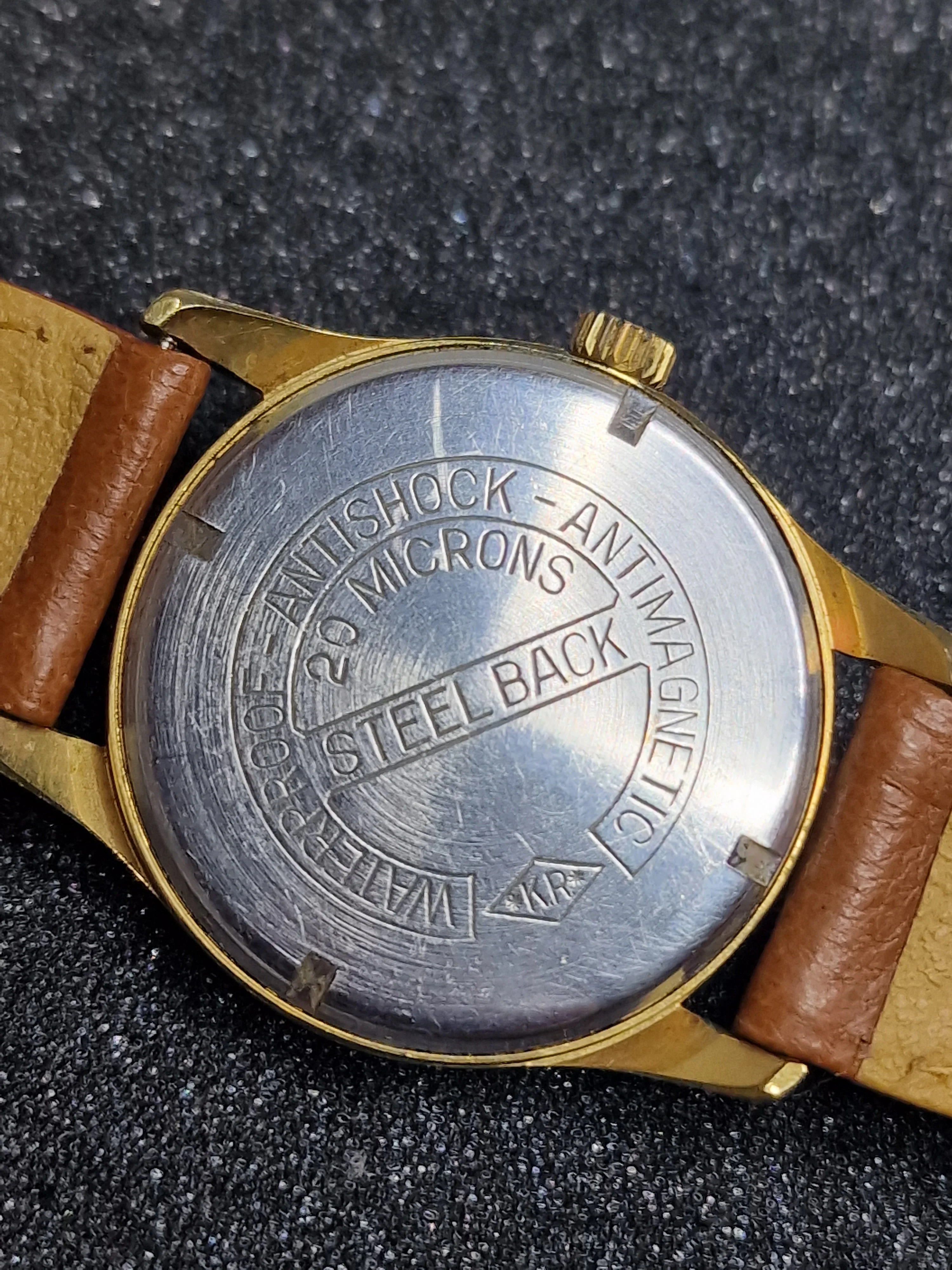 Vintage Watch "Timonova" – 50s/60s, Hand-Wound, 20 Micron Gold-Plated, Tested 13