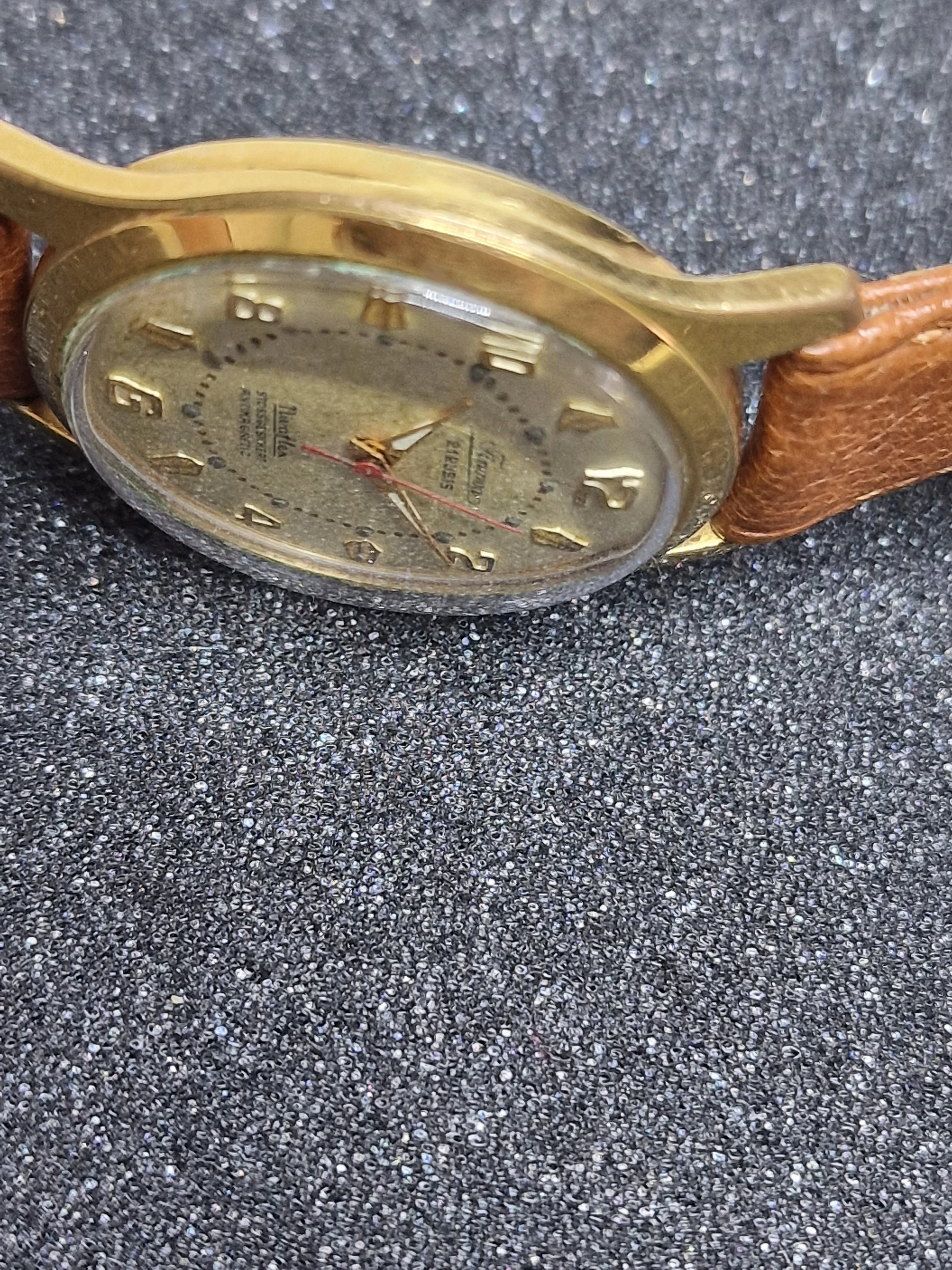 Vintage Watch "Timonova" – 50s/60s, Hand-Wound, 20 Micron Gold-Plated, Tested 15