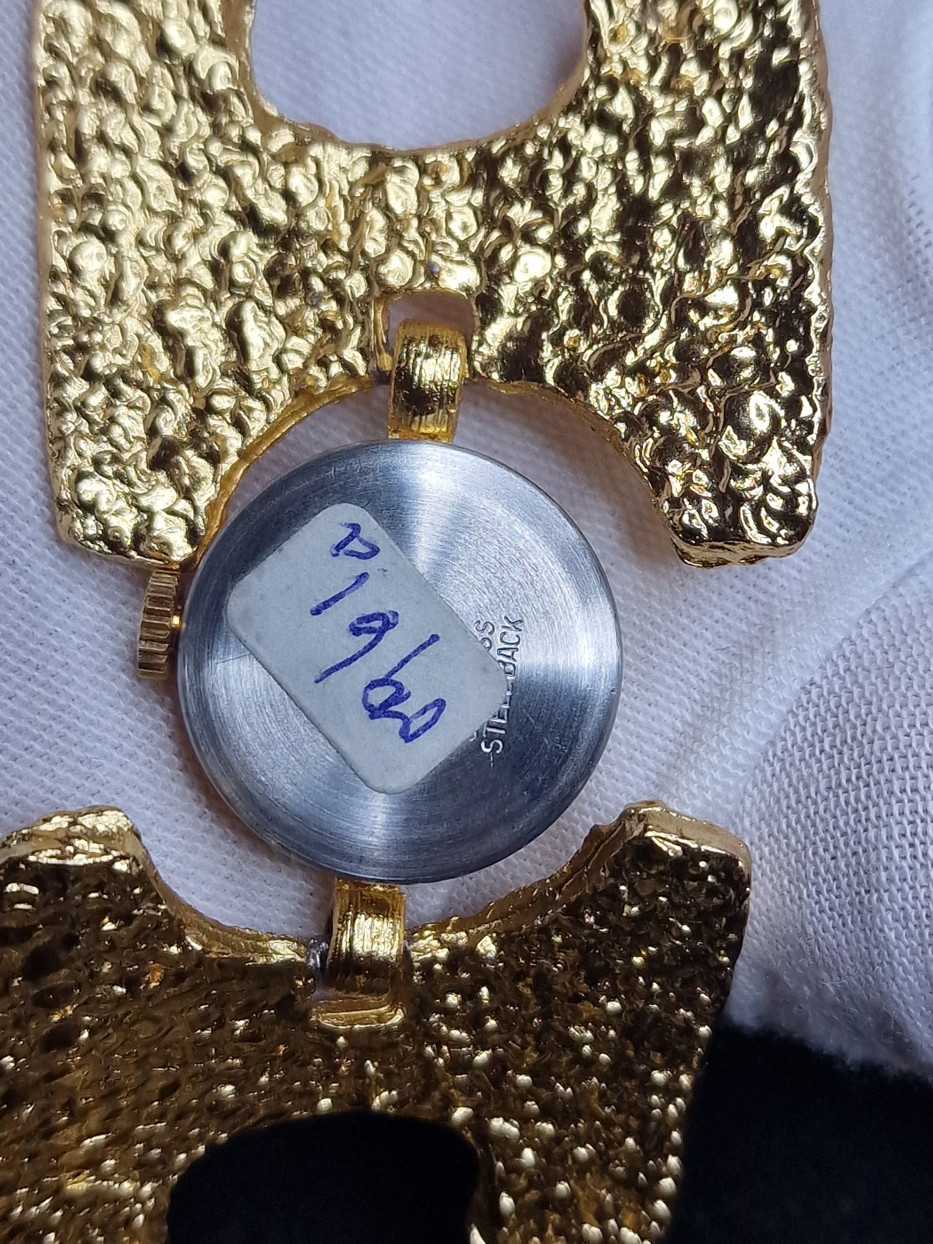 Vintage Women's Jewelry Watch "DIAREX" – 1960s, Hand-Wound, Gold-Tone 5