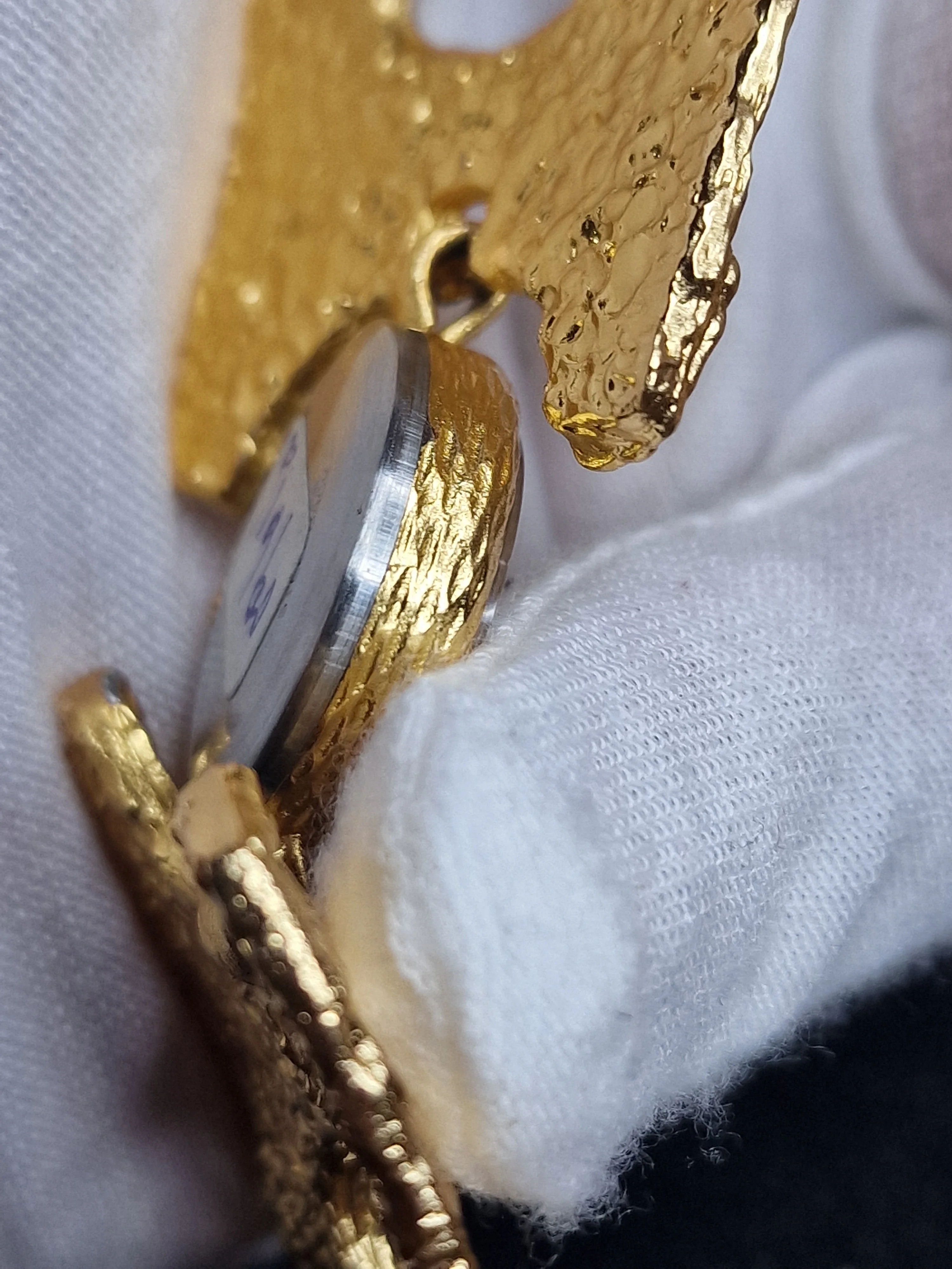 Vintage Women's Jewelry Watch "DIAREX" – 1960s, Hand-Wound, Gold-Tone 6