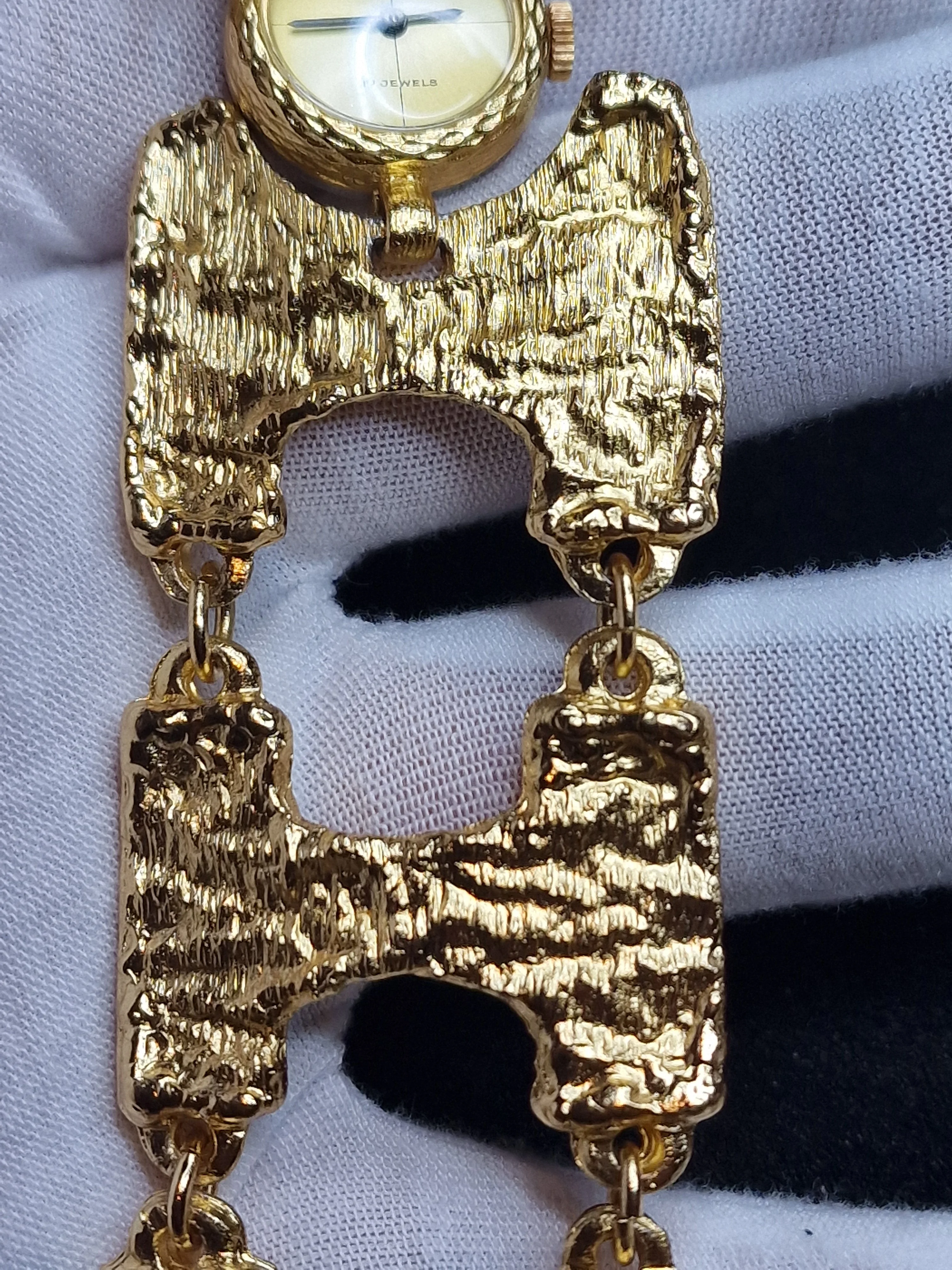 Vintage Women's Jewelry Watch "DIAREX" – 1960s, Hand-Wound, Gold-Tone 7